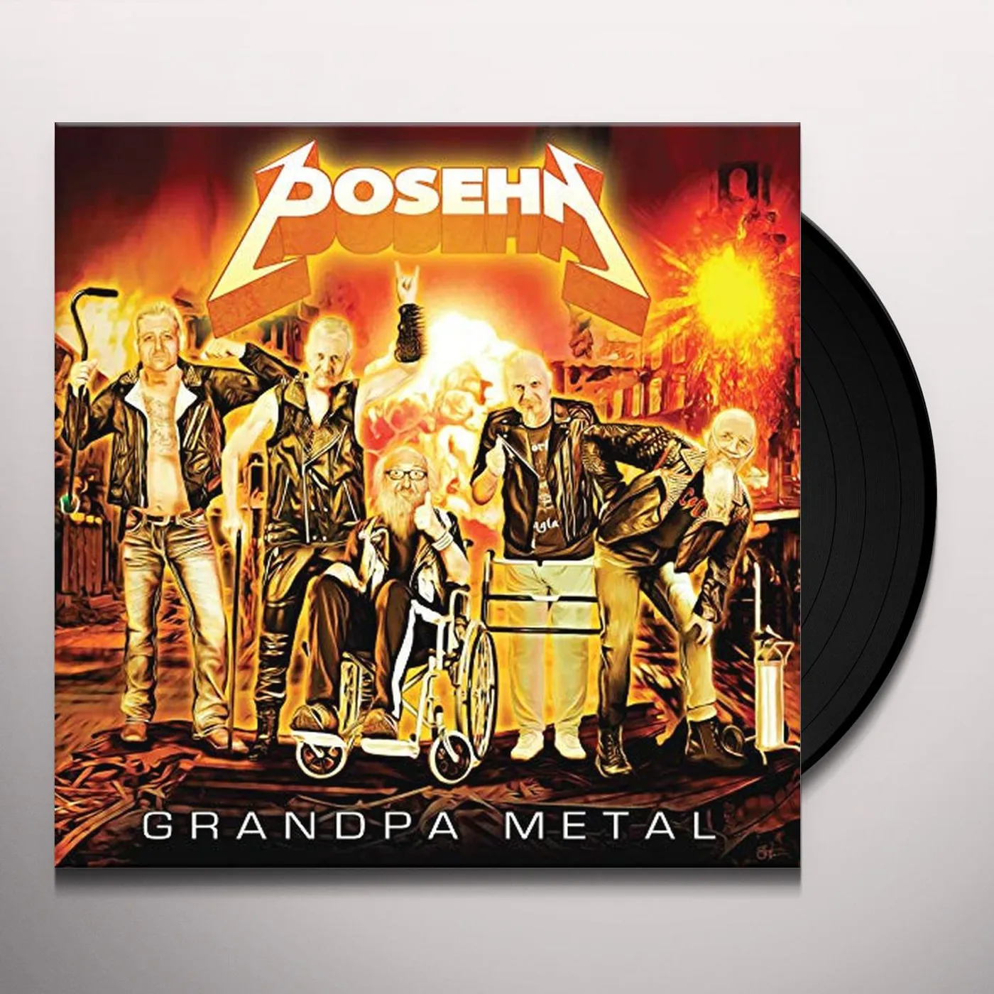 Posehn Grandpa Metal Vinyl Record