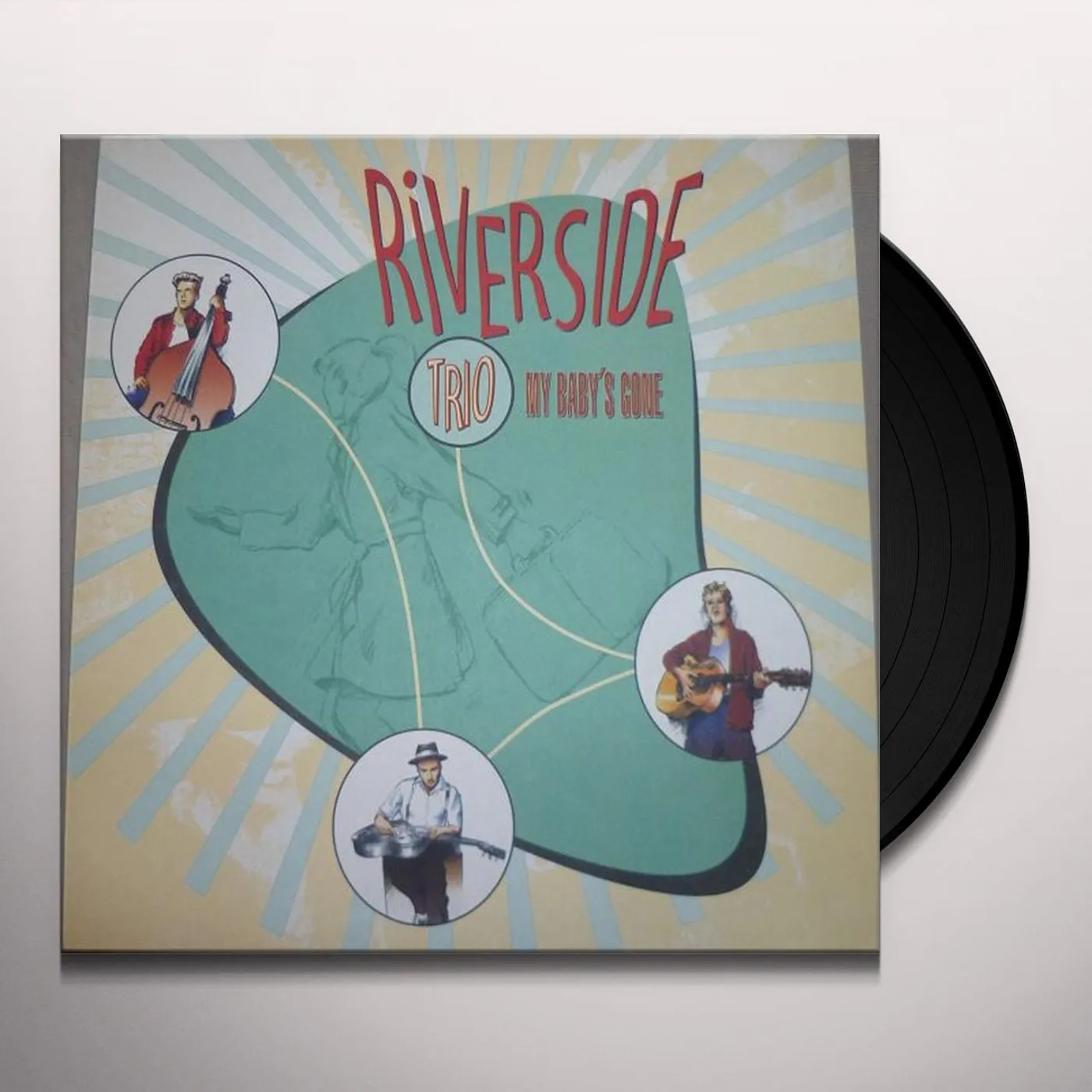 The Riverside Trio MY BABYS' GONE Vinyl Record