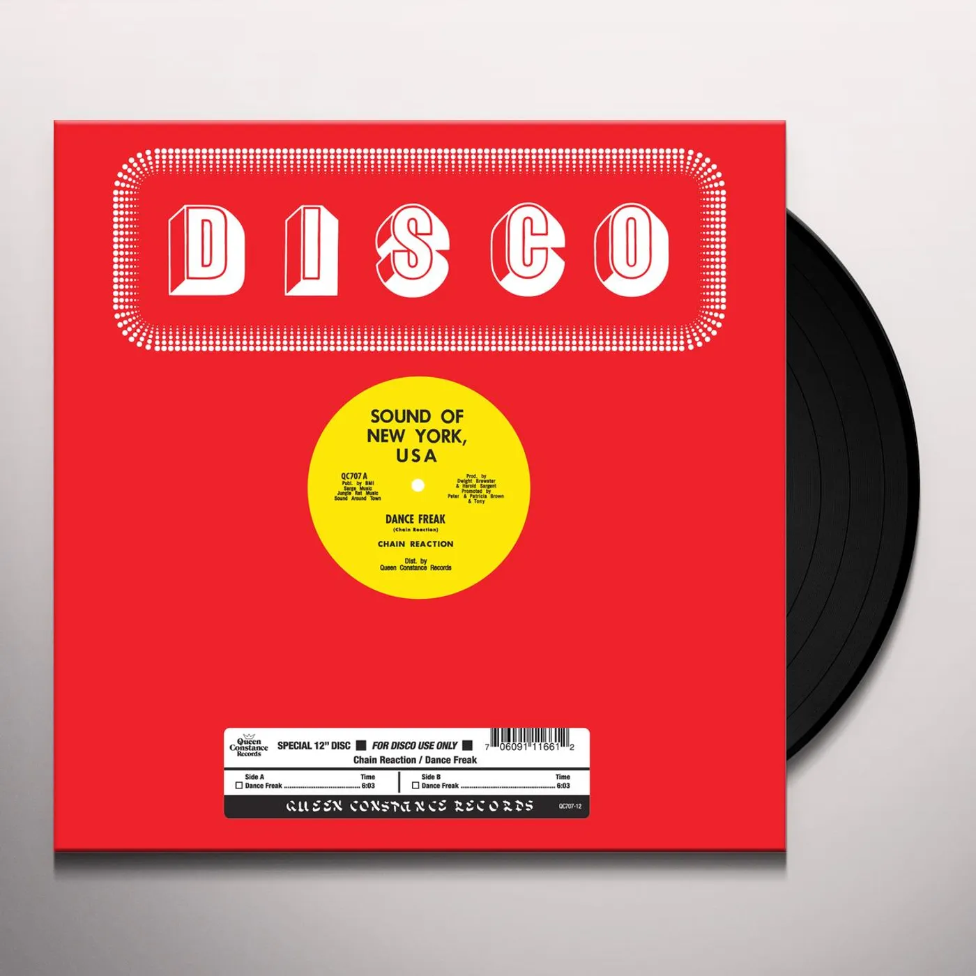 Chain Reaction Dance Freak Vinyl Record