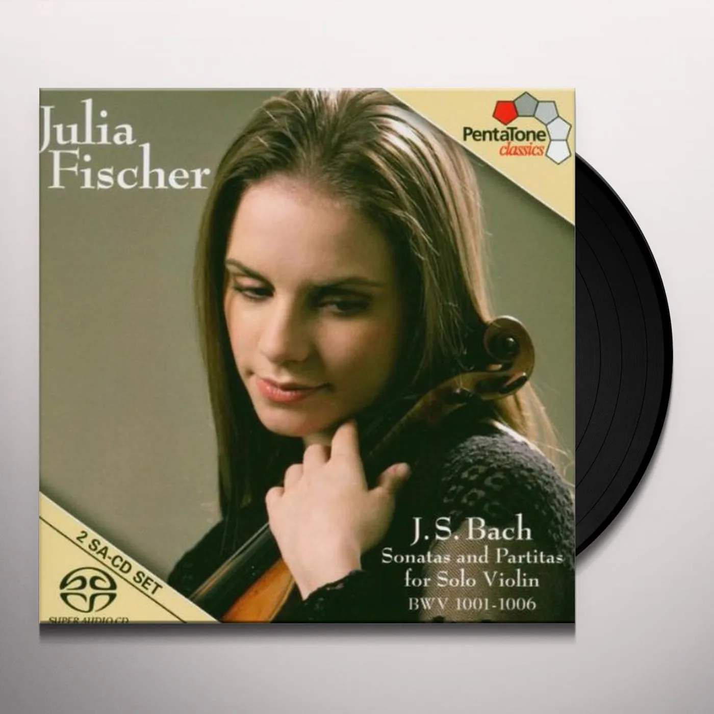J.S. Bach / Fischer SONATAS & PARTITAS FOR SOLO VIOLIN Vinyl Record