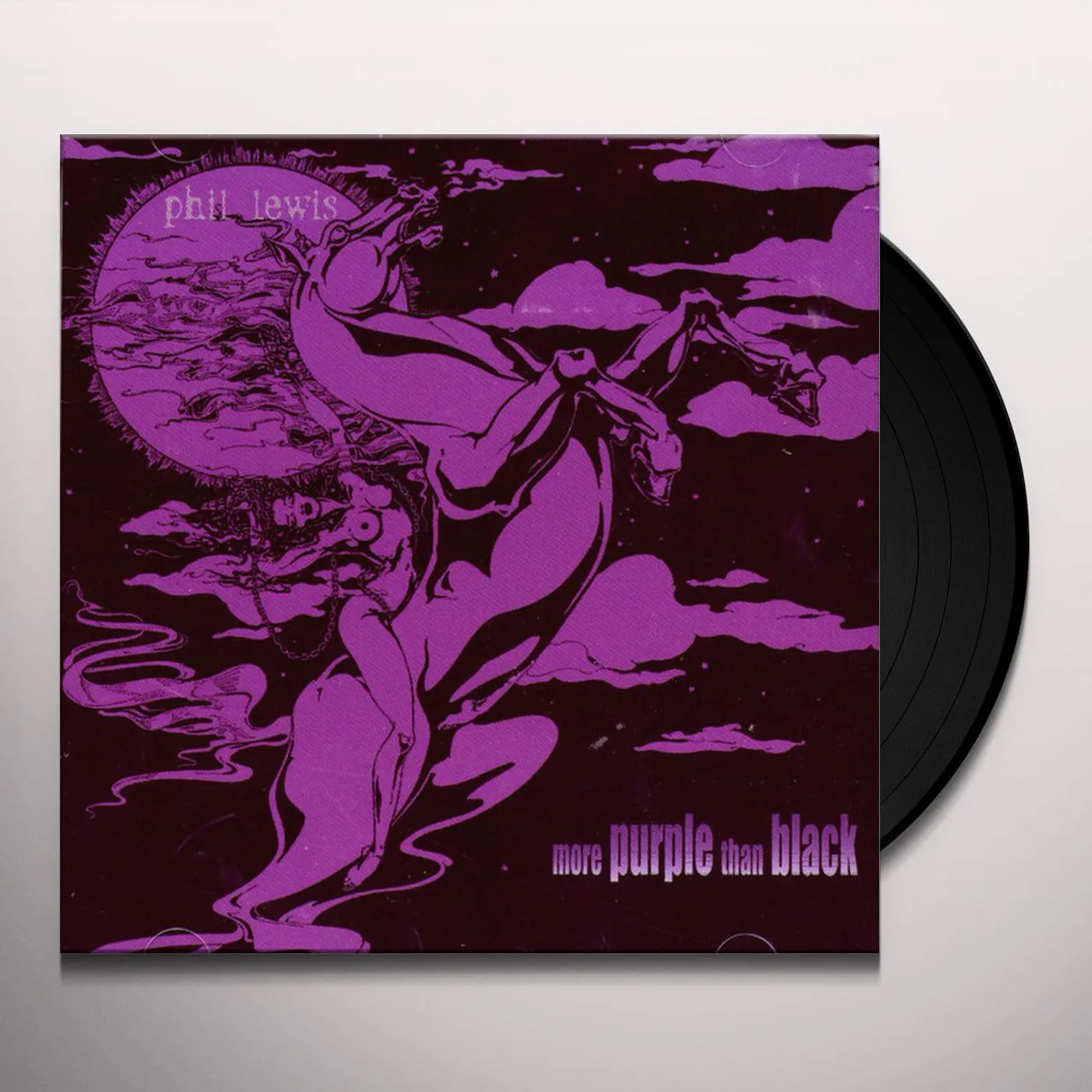 Phil Lewis More Purple Than Black Vinyl Record