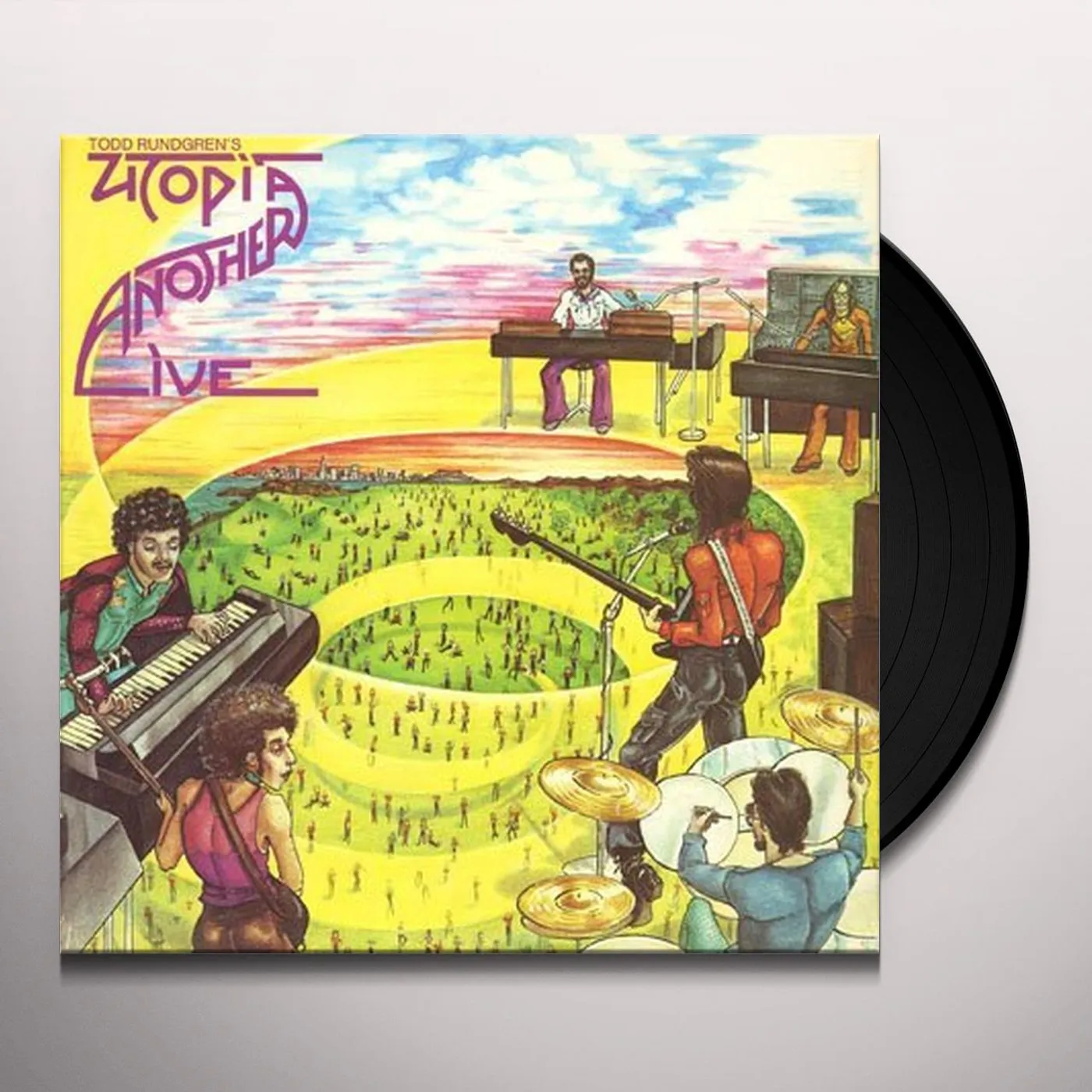 Utopia Another Live Vinyl Record