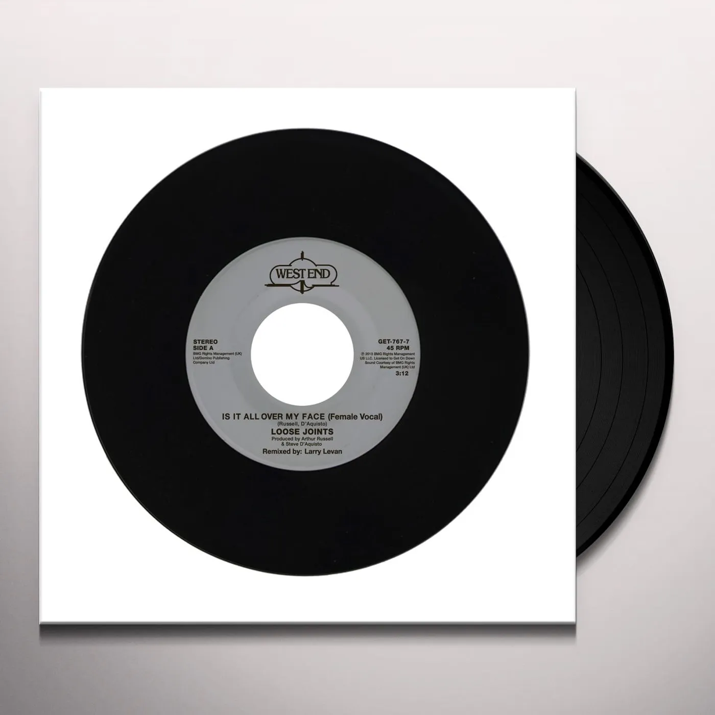 Loose Joints IS IT ALL OVER MY FACE Vinyl Record