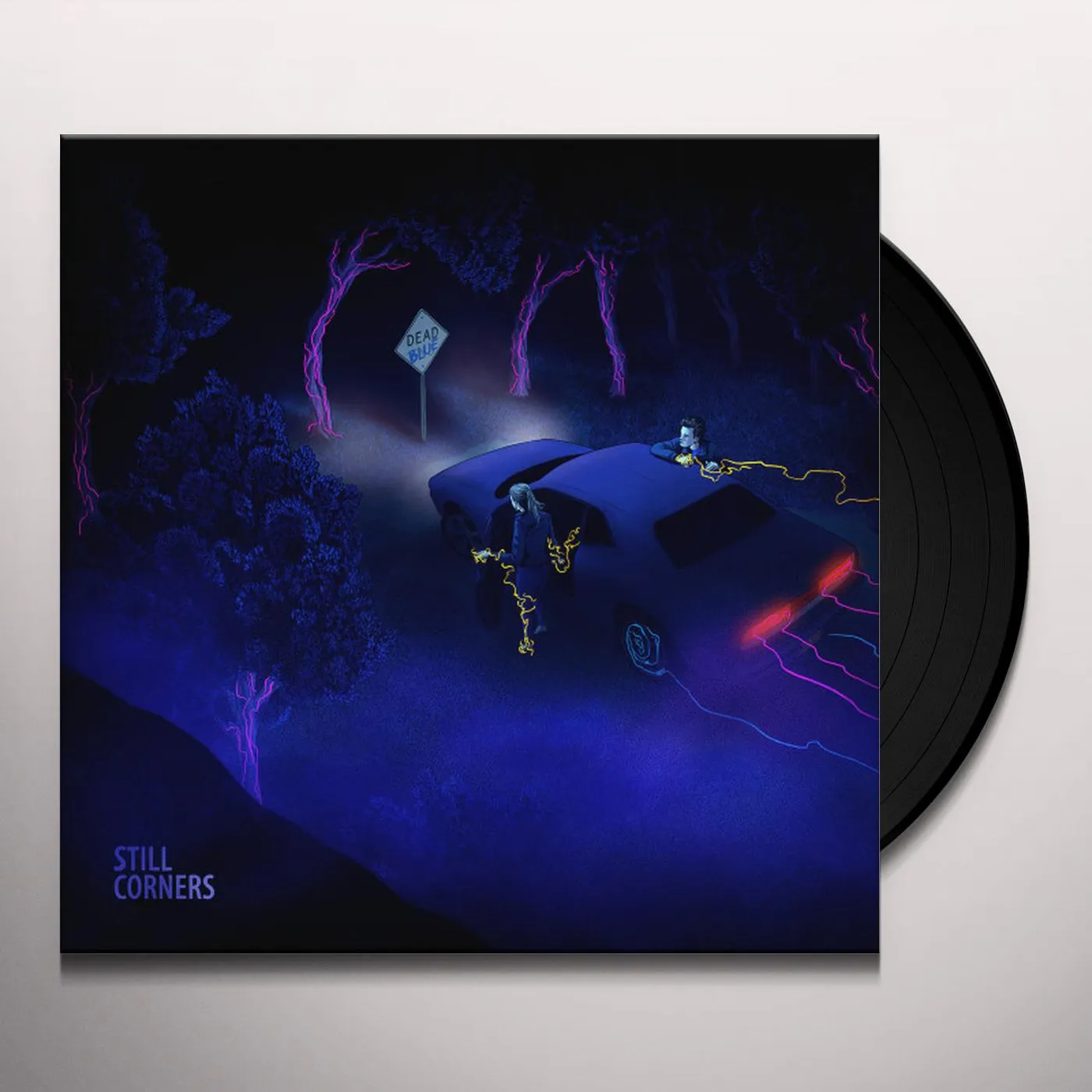Still Corners Dead Blue Vinyl Record