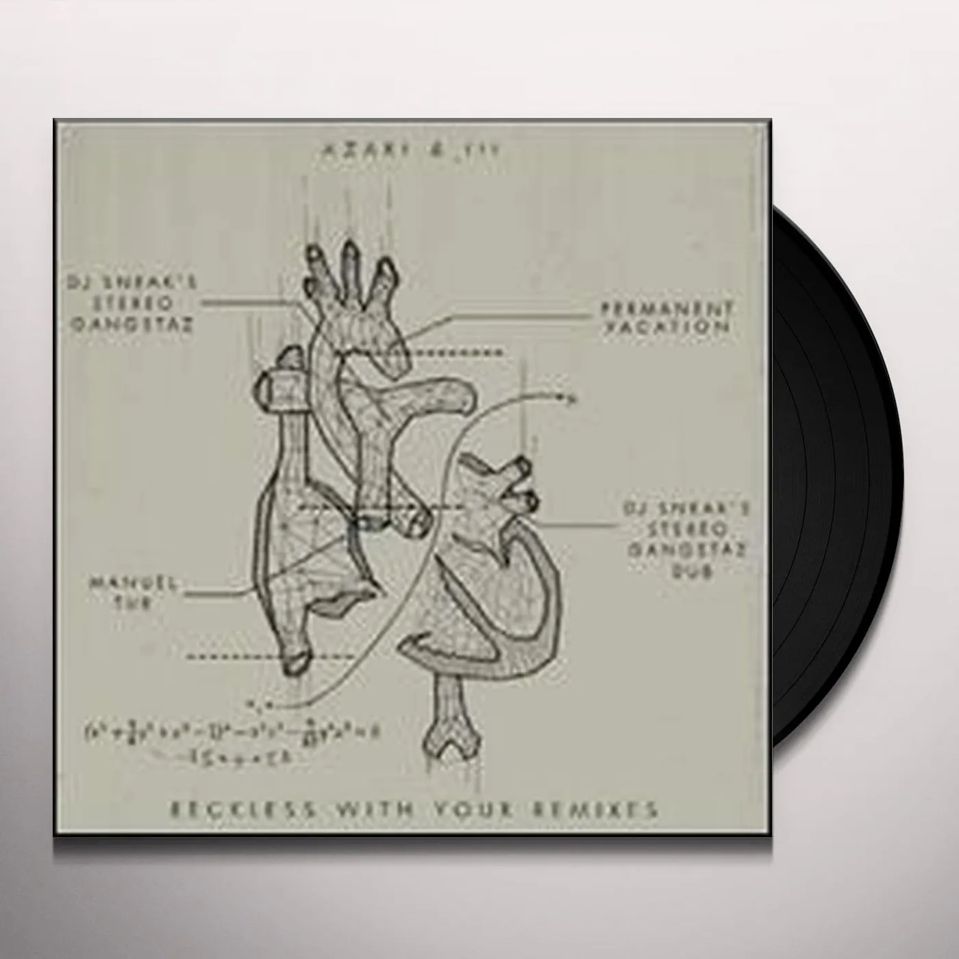 Azari & III RECKLESS WITH YOUR REMIXES Vinyl Record