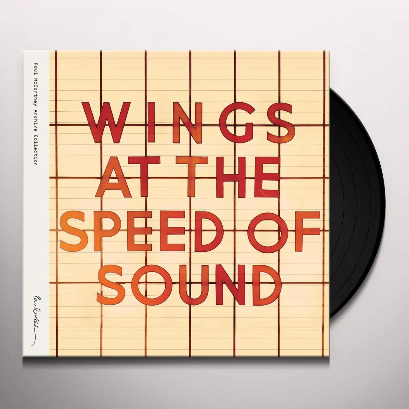 Paul McCartney & Wings AT THE SPEED OF SOUND Vinyl Record