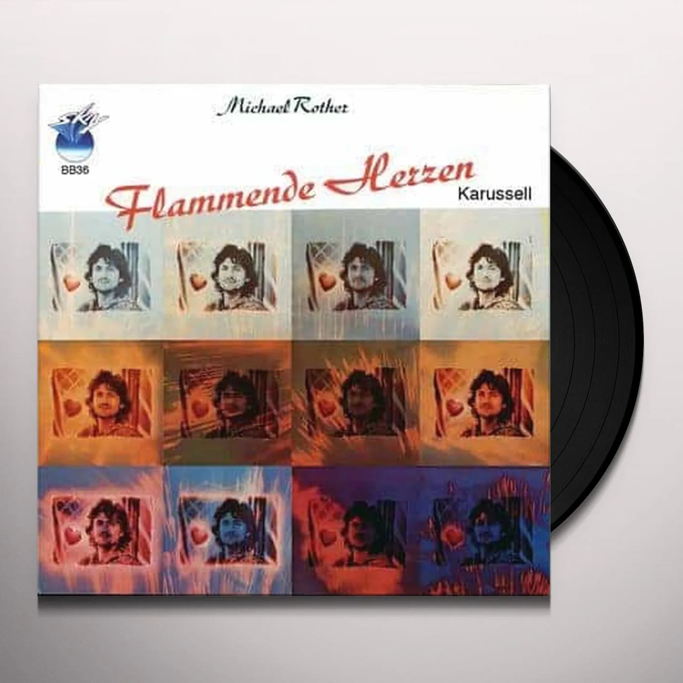 Michael Rother Flammende Herzen / Karussell Vinyl Record