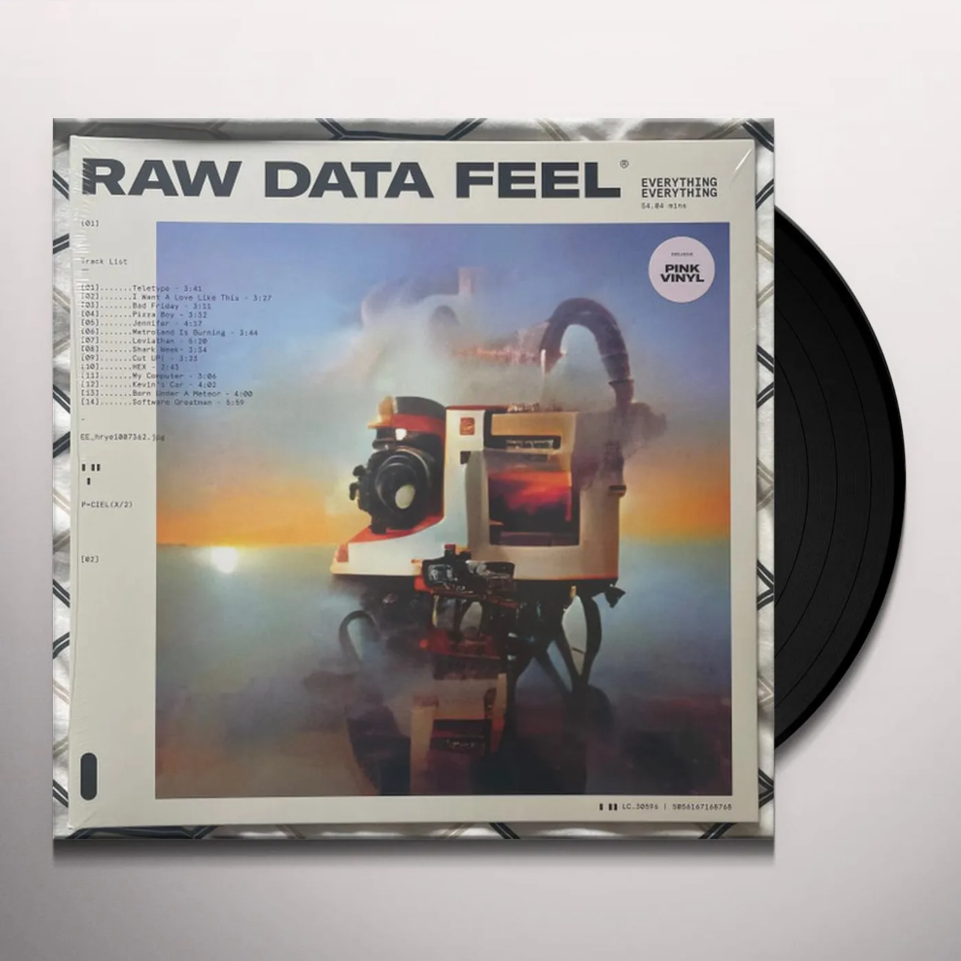 Everything Everything RAW DATA FEEL (CLEAR VINYL) Vinyl Record