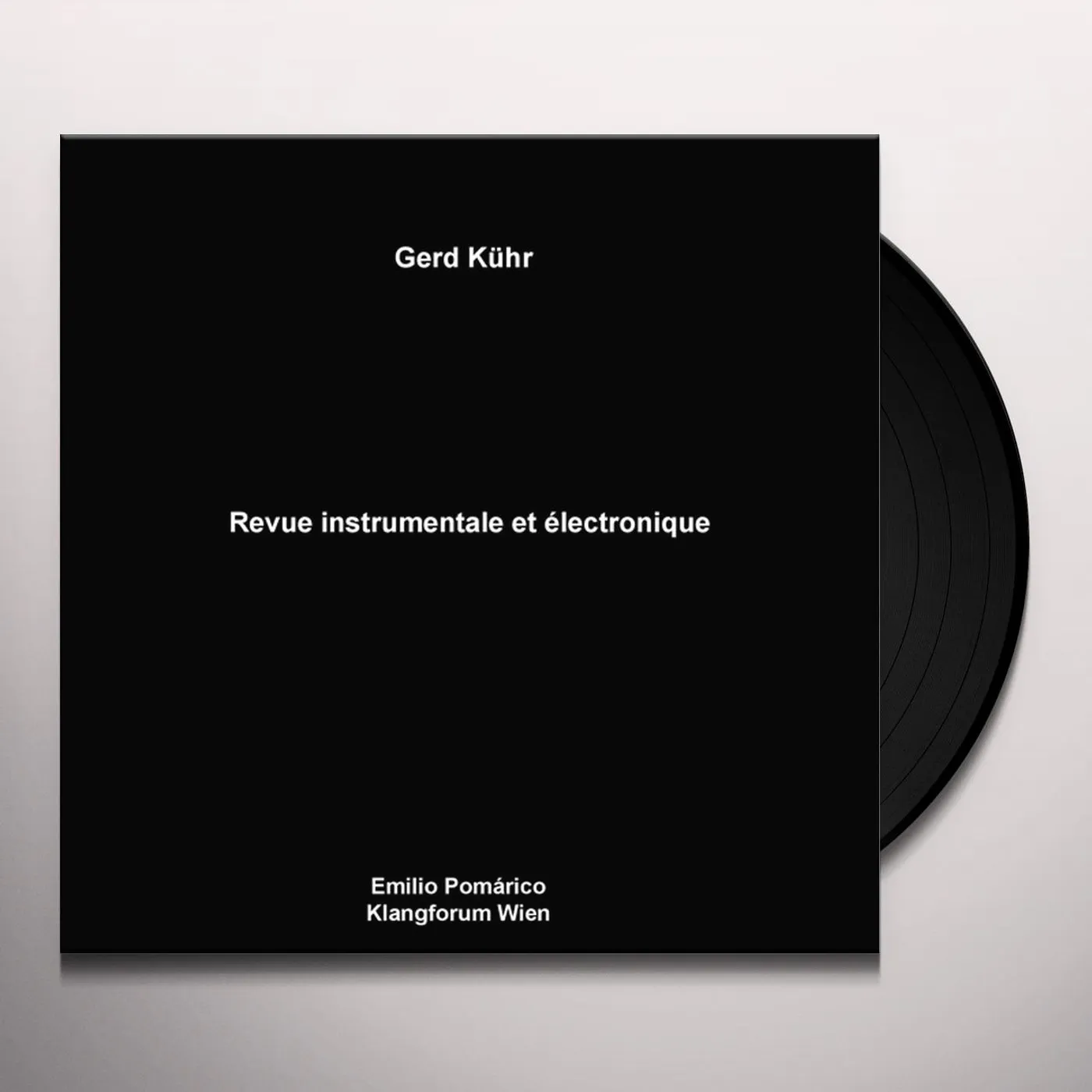 Gerd Kühr REVUE INSTRUMENTALE ET ELECTRONIQUE Vinyl Record