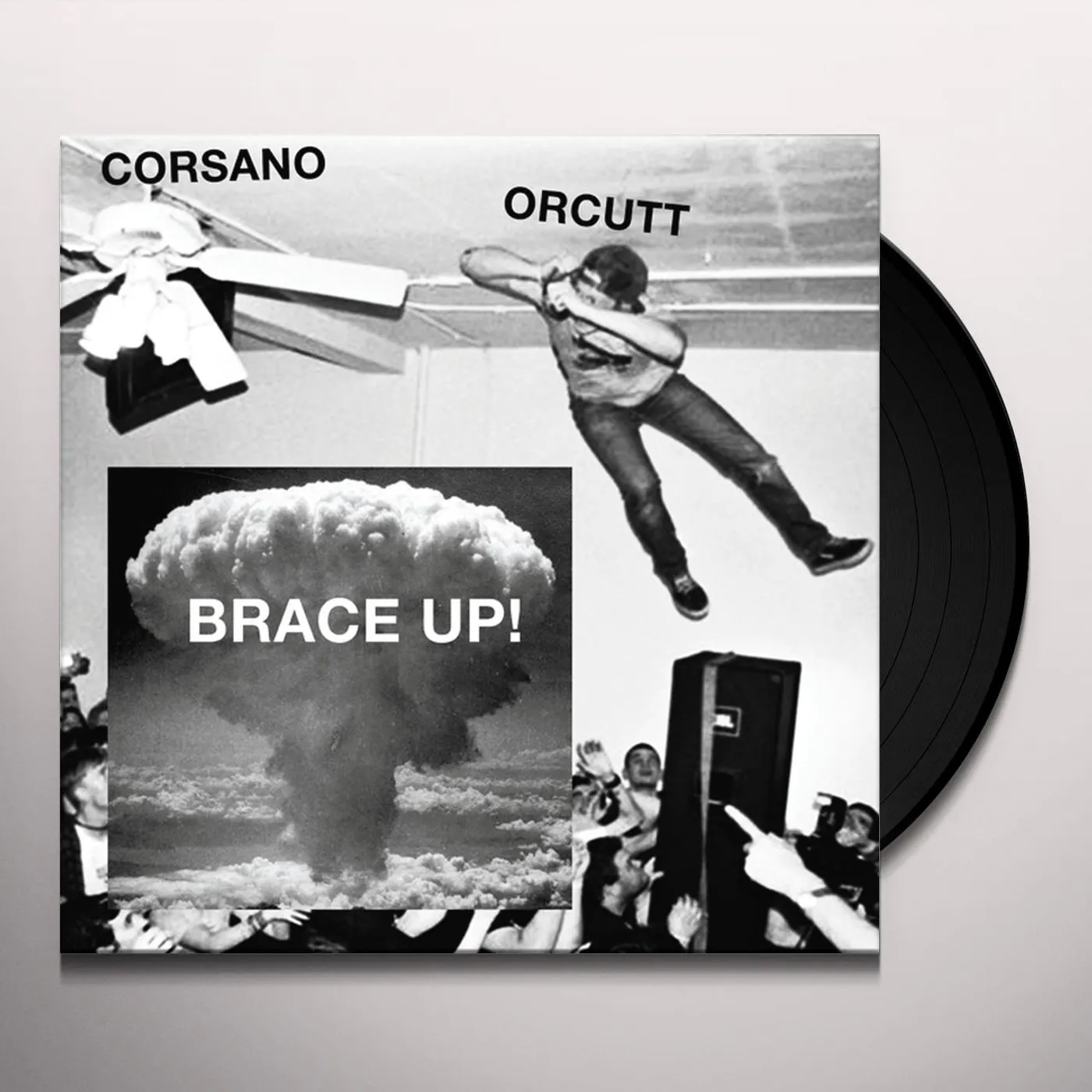 Chris Corsano & Bill Orcutt BRACE UP Vinyl Record