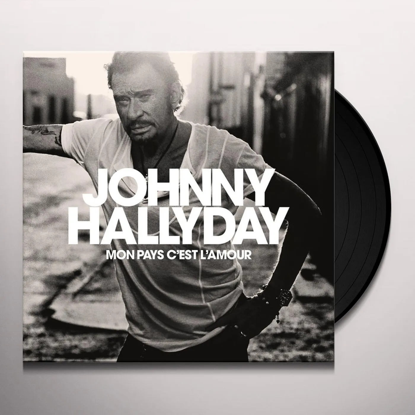 Johnny Hallyday Mon pays c'est l'amour Vinyl Record