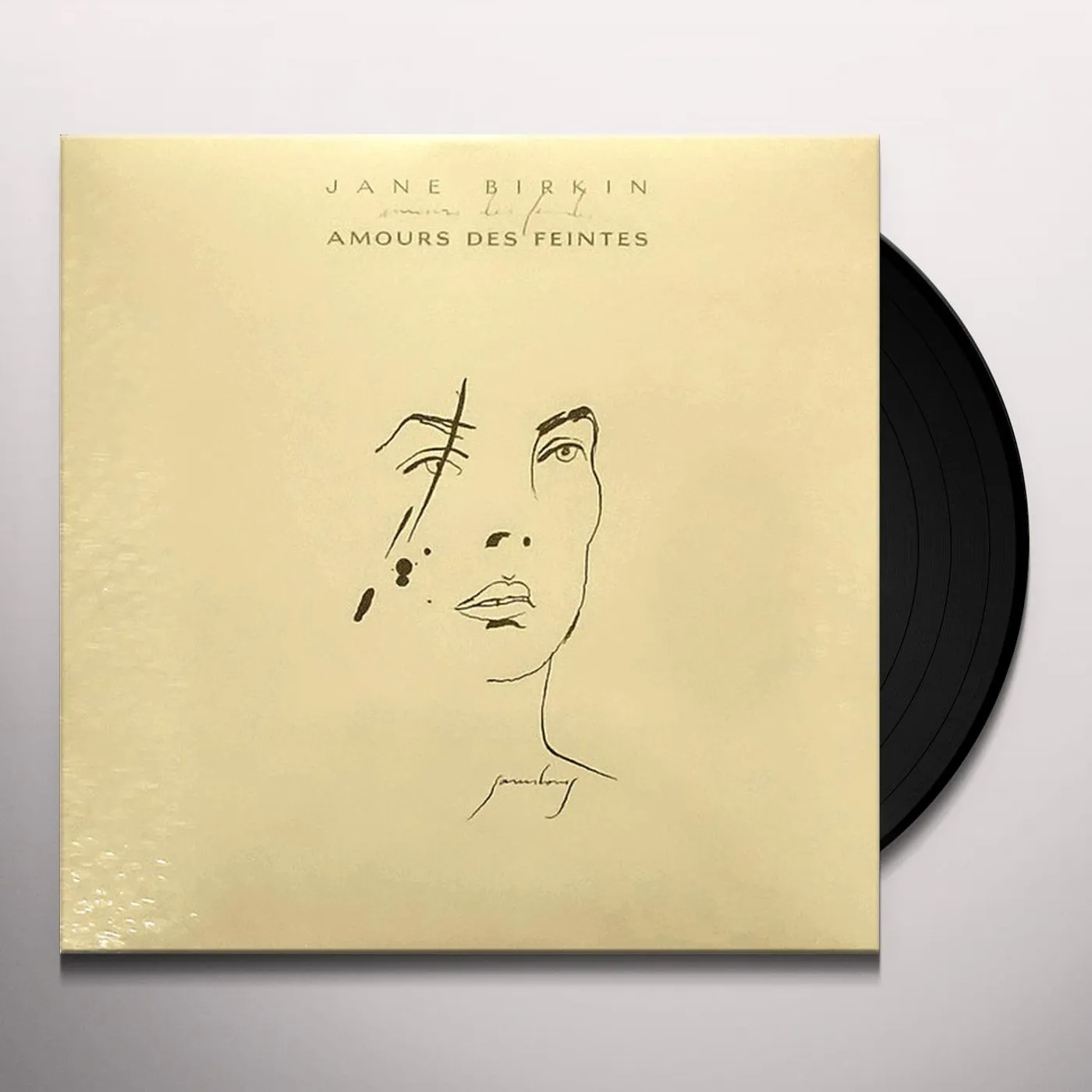 Jane Birkin AMOURS DES FEINTES Vinyl Record