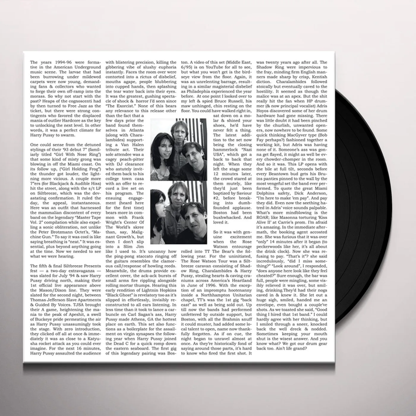 Harry Pussy REAL NEW ENGLAND FUCK UP Vinyl Record
