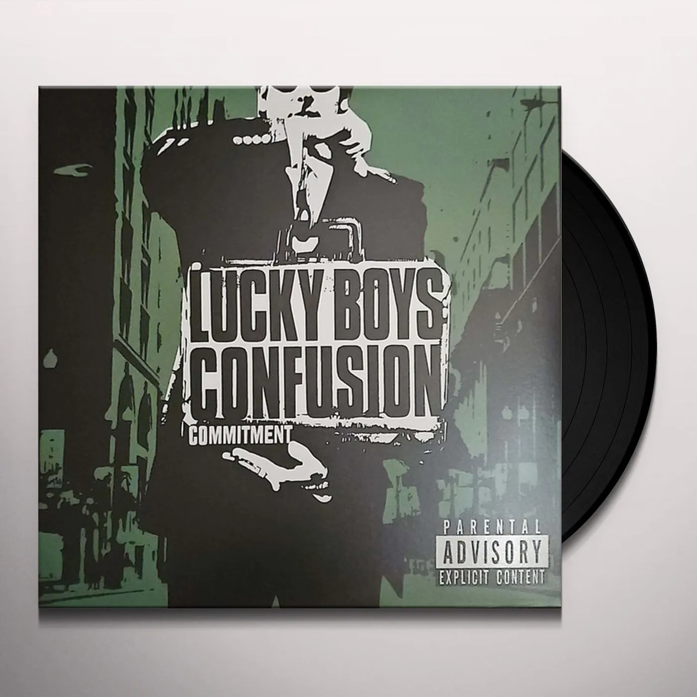 Lucky Boys Confusion COMMITMENT (GREY MARBLE VINYL) Vinyl Record