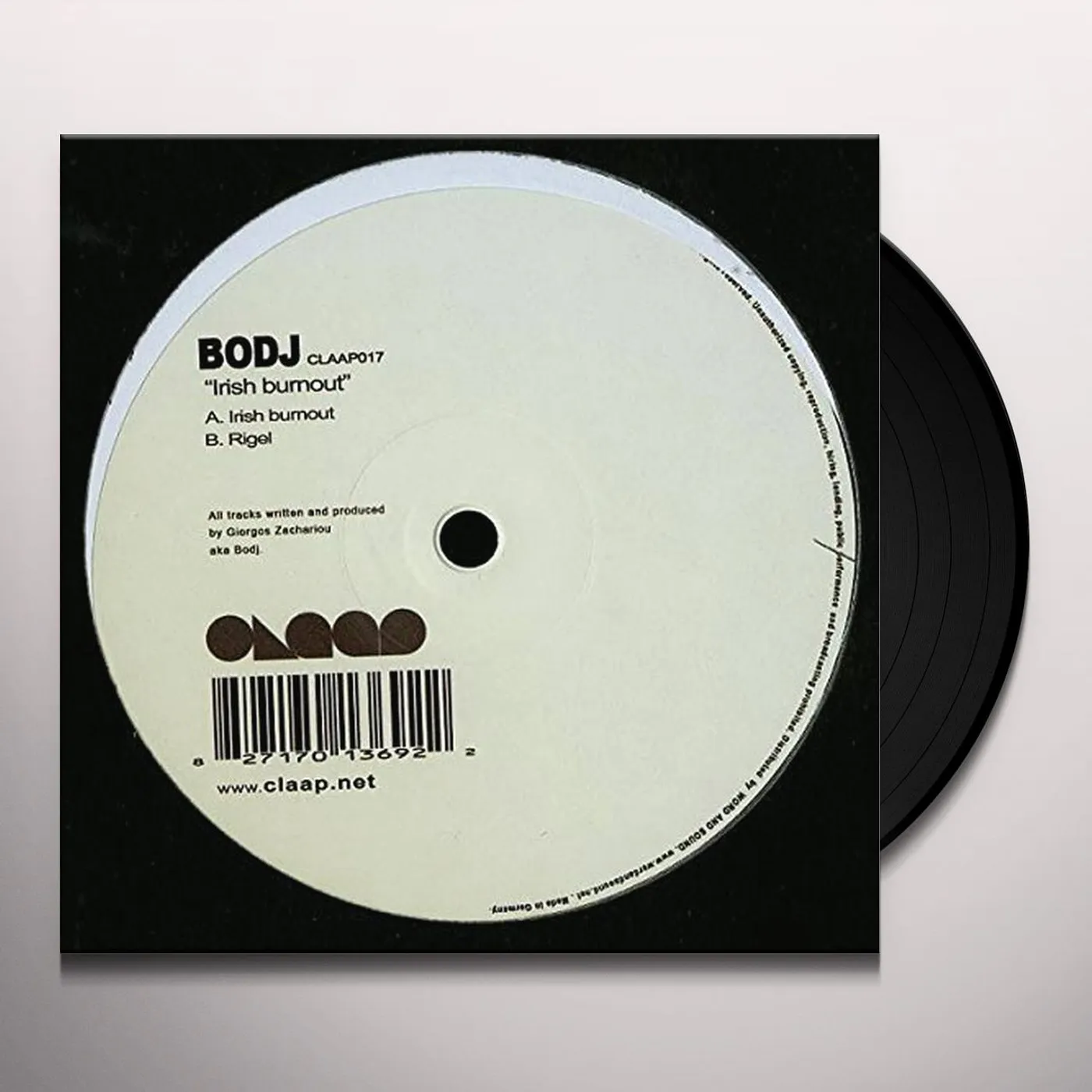 BODJ Irish Burnout Vinyl Record