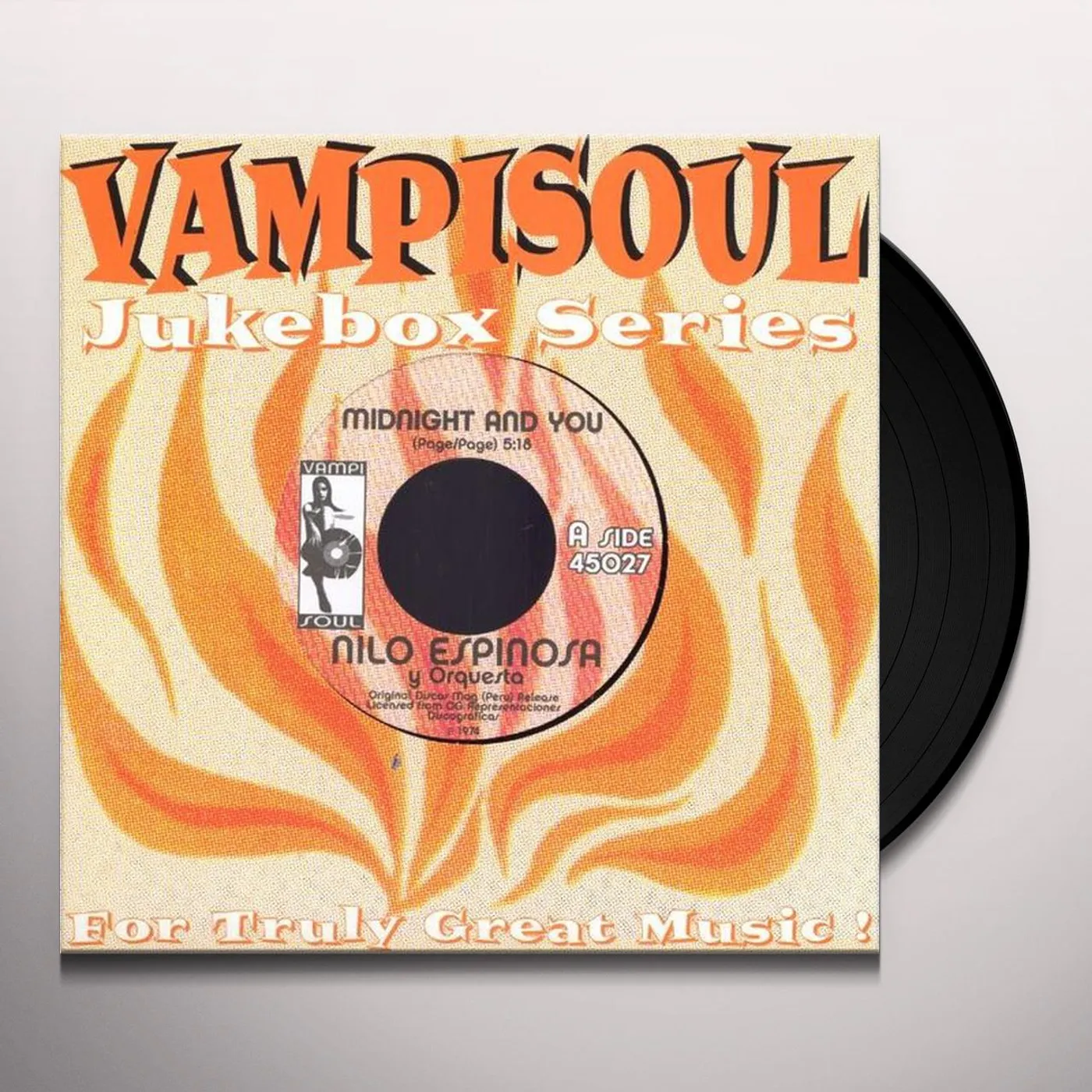 Nilo Espinosa MIDNIGHT AND YOU / NUESTRA HISTORIA Vinyl Record