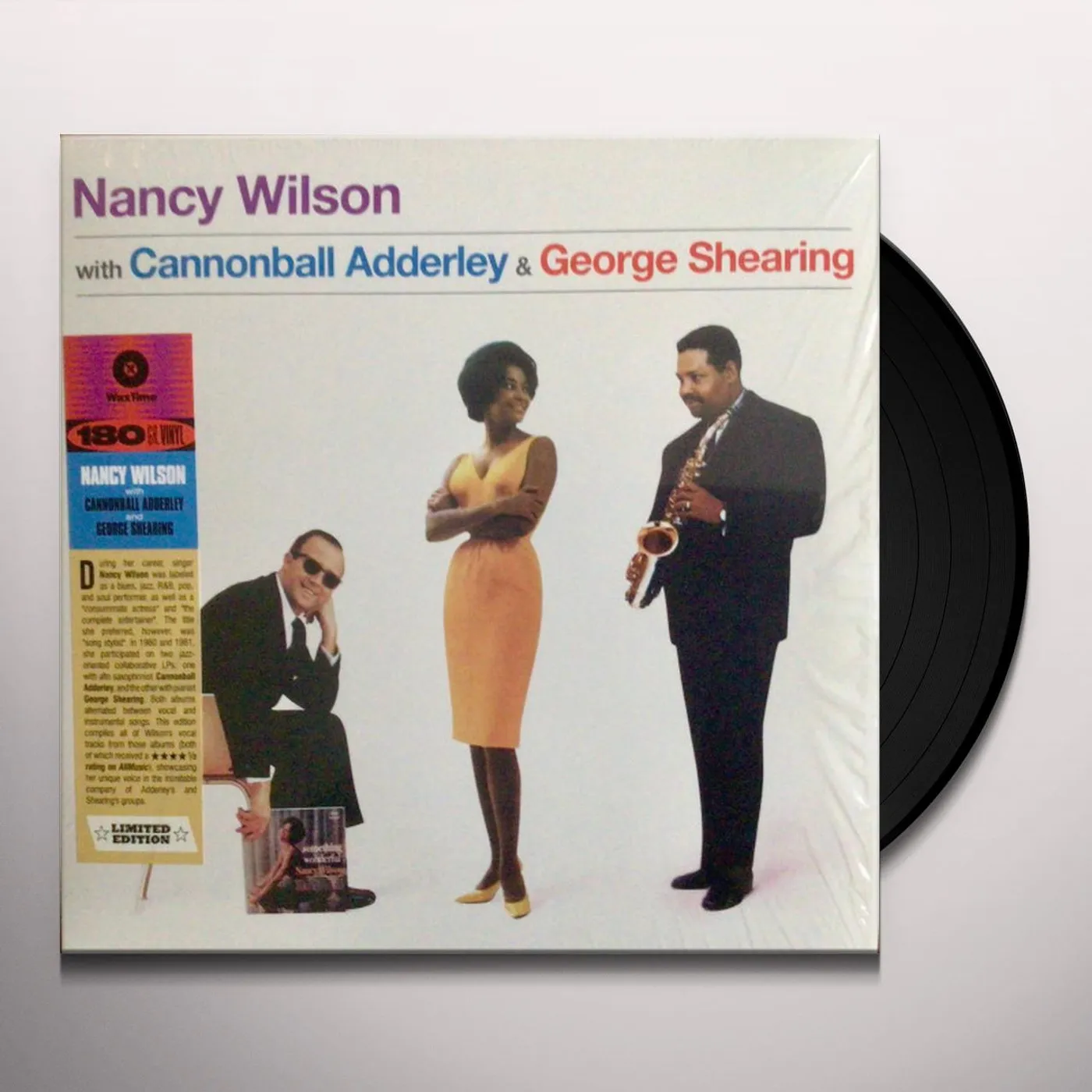 NANCY WILSON WITH CANNONBALL ADDERLEY & GEORGE SHEARING Vinyl Record