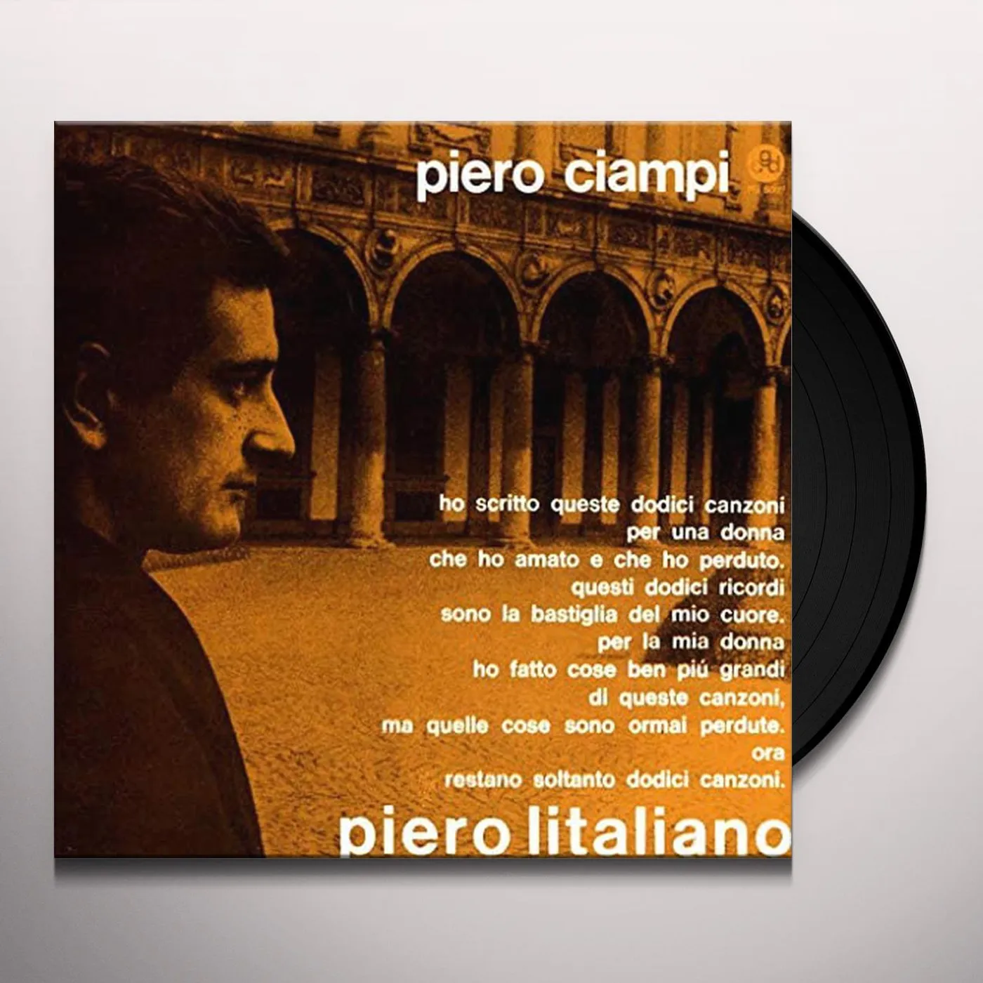 Piero Ciampi PIERO L'ITALIANO Vinyl Record