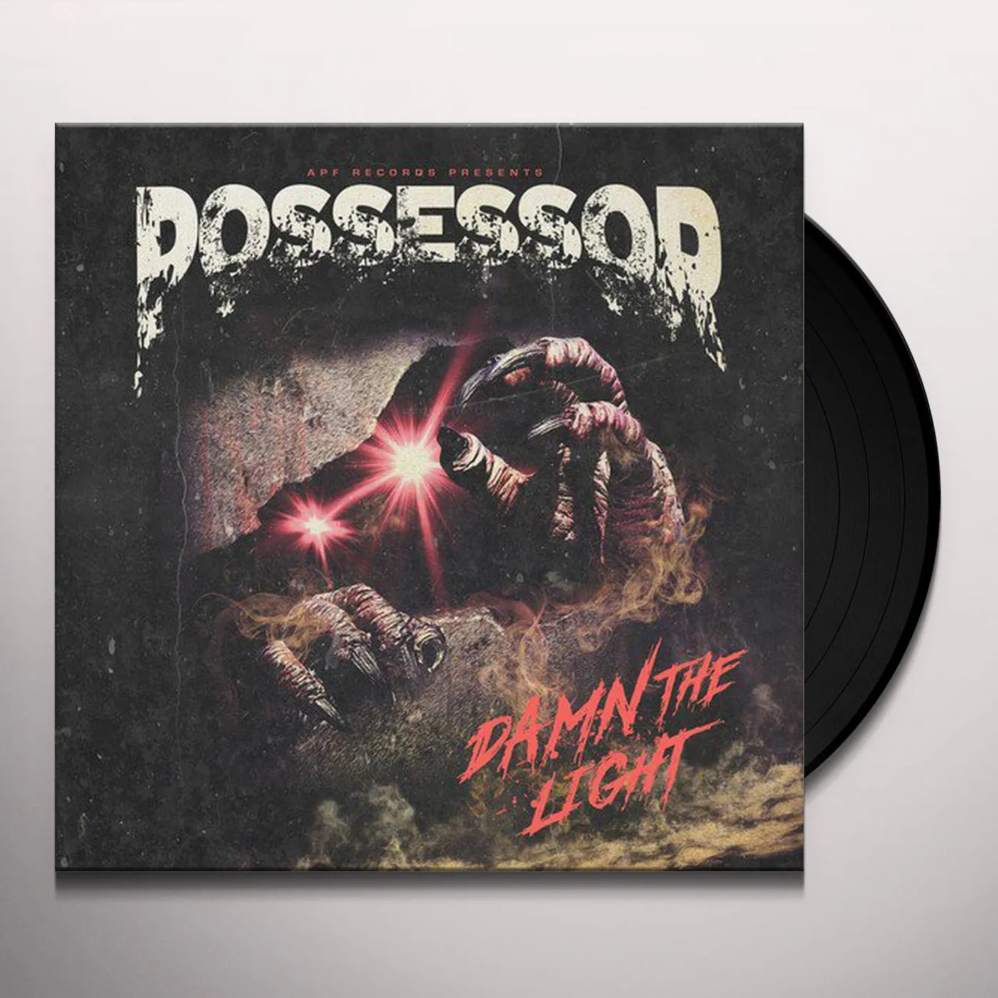 Possessor DAMN THE LIGHT Vinyl Record