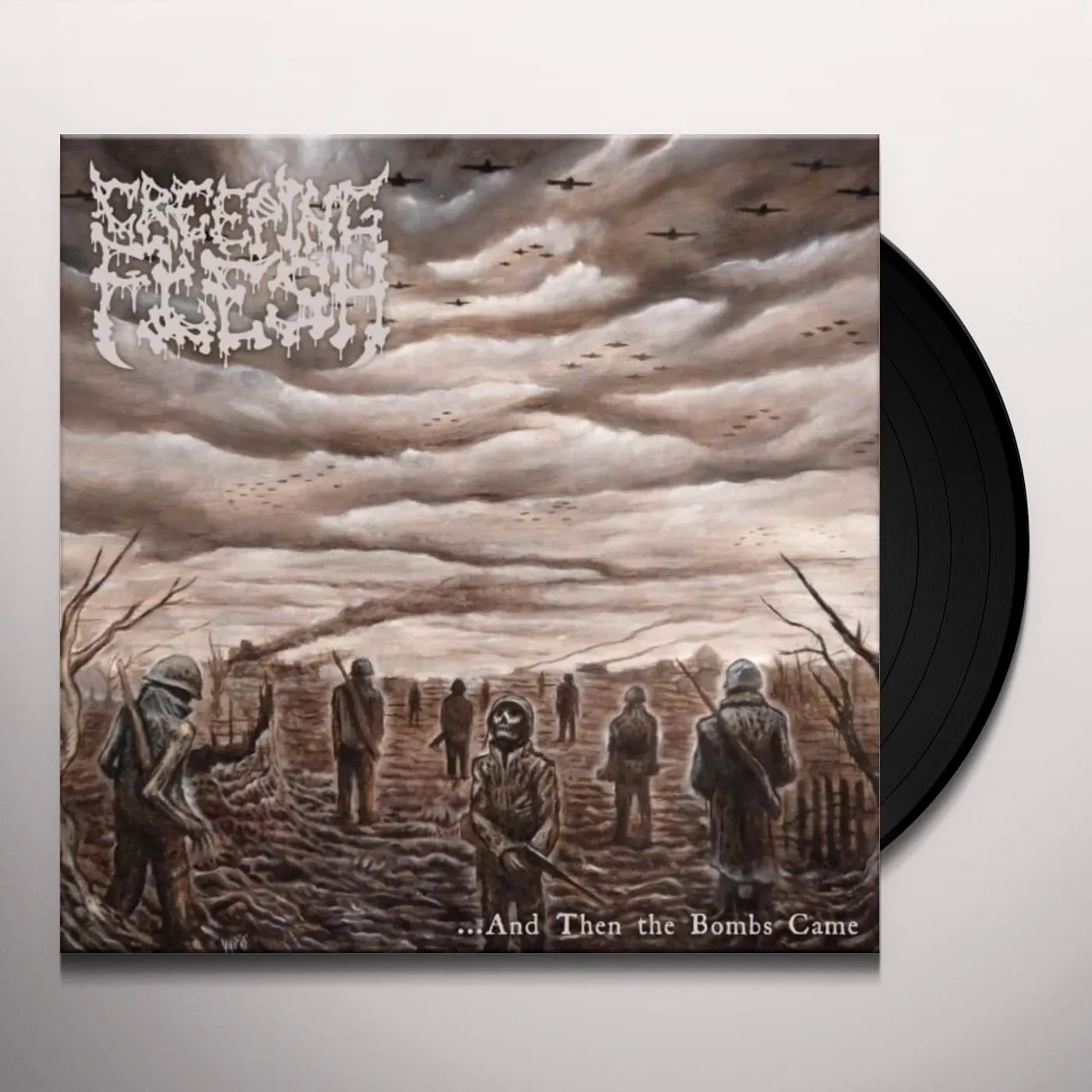 Creeping Flesh & THEN THE BOMBS CAME Vinyl Record