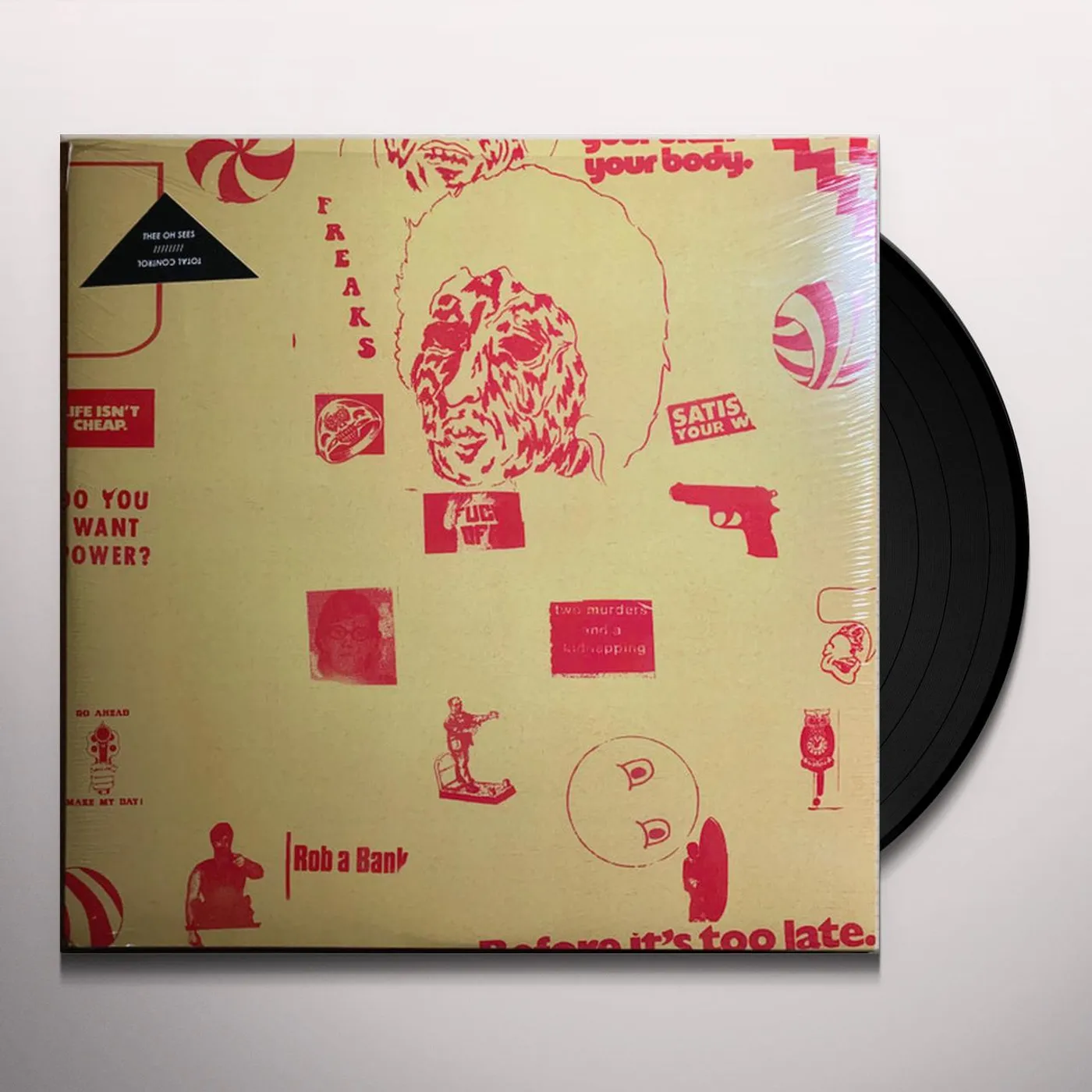 Thee Oh Sees / Total Control 2011 TOUR SPLIT Vinyl Record
