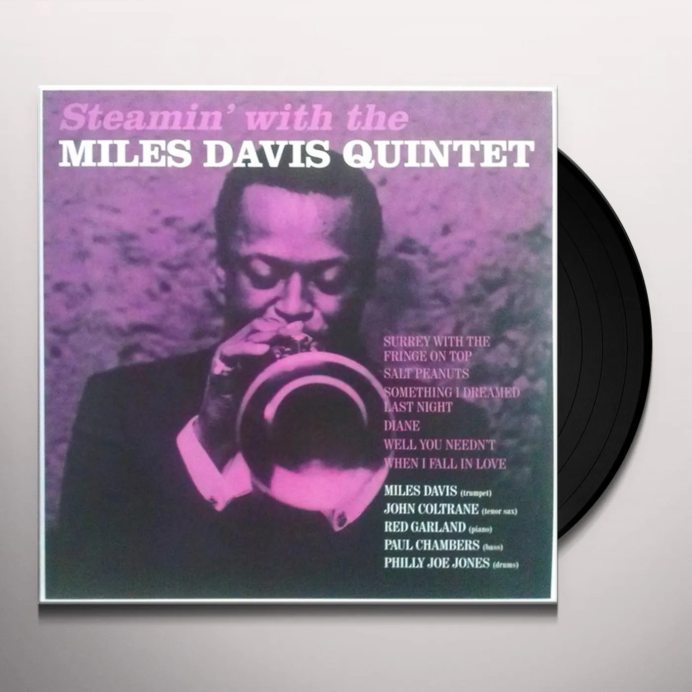 Miles Davis STEAMIN' Vinyl Record - Spain Release