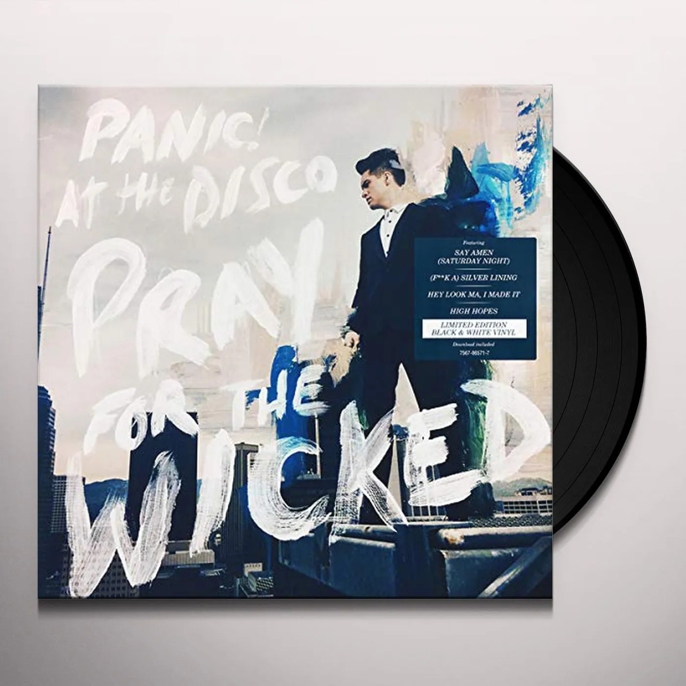 Panic! At The Disco Pray for The Wicked (Black & White Marble) Vinyl Record