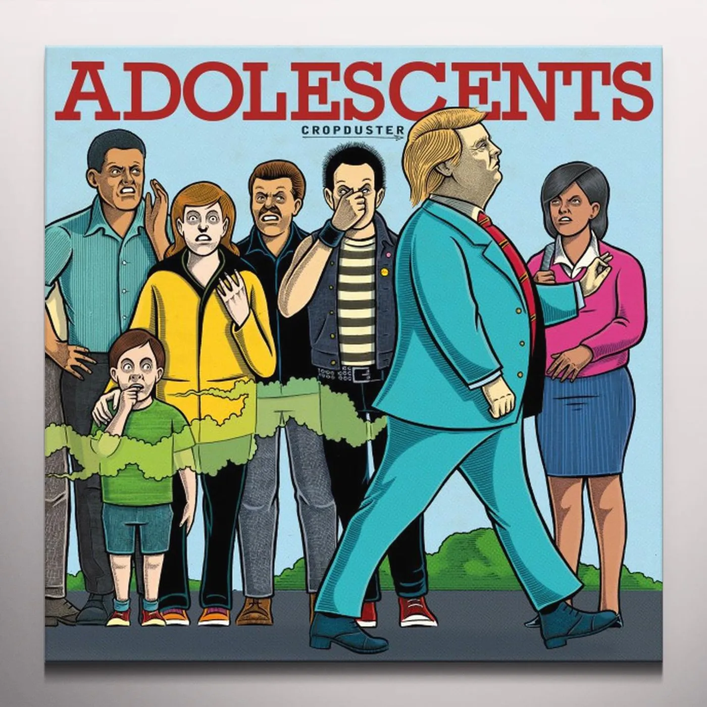 Adolescents CROPDUSTER Vinyl Record - Colored Vinyl, 180 Gram Pressing, Red Vinyl
