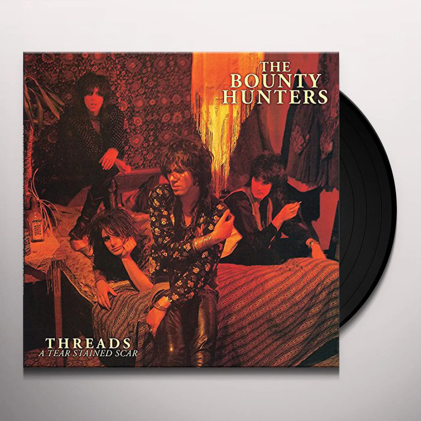 Dave Kusworth and The Bounty Hunters THREADS A TEAR STAINED SCAR Vinyl Record