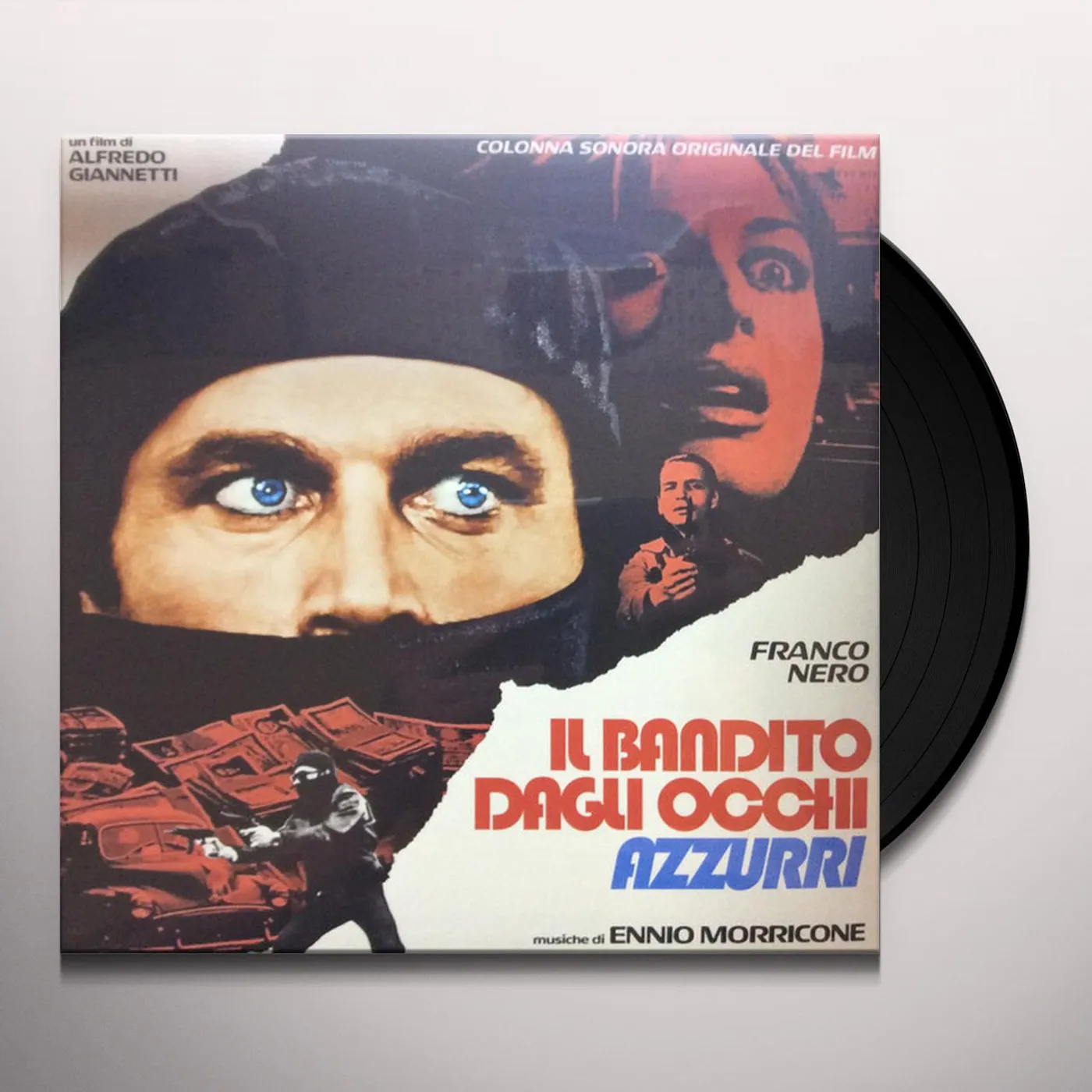 Ennio Morricone BLUE-EYED BANDIT (IL BANDITO DAGLI OCCHI AZZURRI) Original Soundtrack Vinyl Record