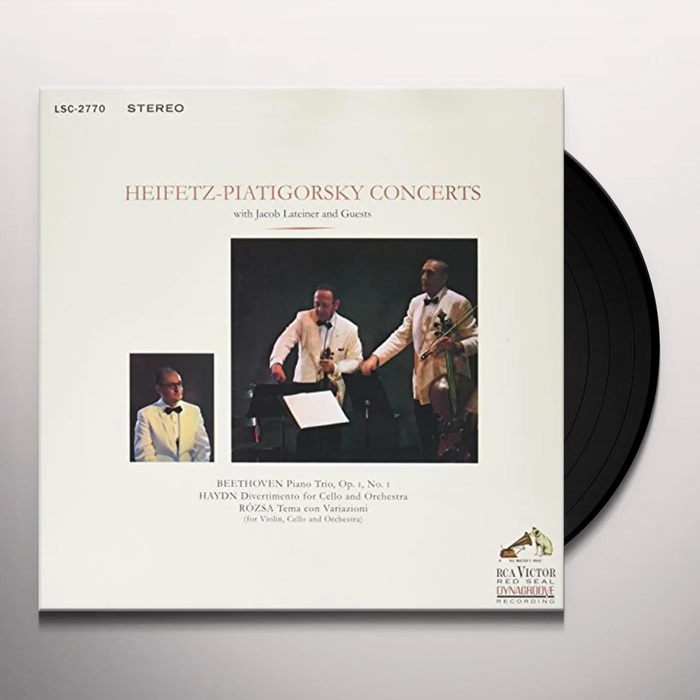 Jascha Heifetz / Gregor Piatigorsky HEIFETZ - PIATIGORSKY CONCERTS (180G) Vinyl Record