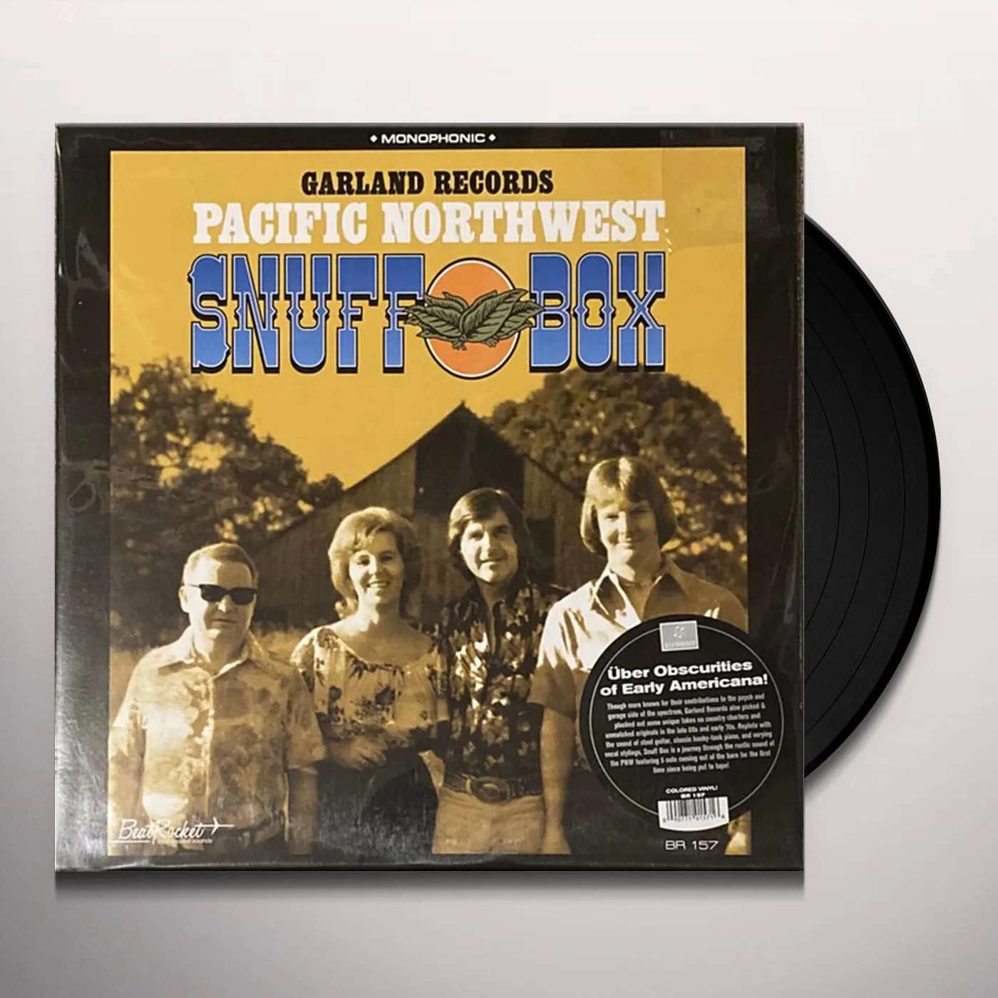 Garland Records PACIFIC NORTHWEST SNUFF BOX (GOLD VINYL)