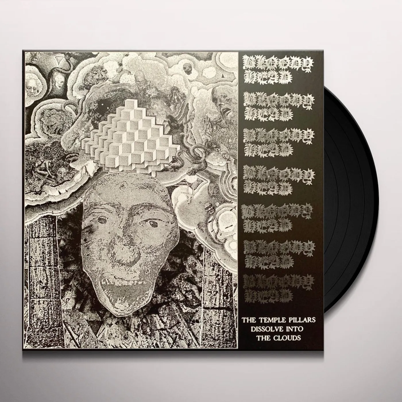 Bloody Head TEMPLE PILLARS DISSOLVE INTO THE CLOUDS Vinyl Record