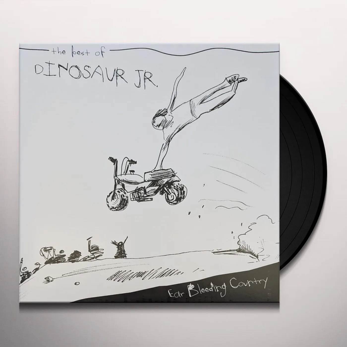 Dinosaur Jr. EAR BLEEDING COUNTRY (WHITE W/ BLACK SPLATTER VINYL/2LP) Vinyl Record