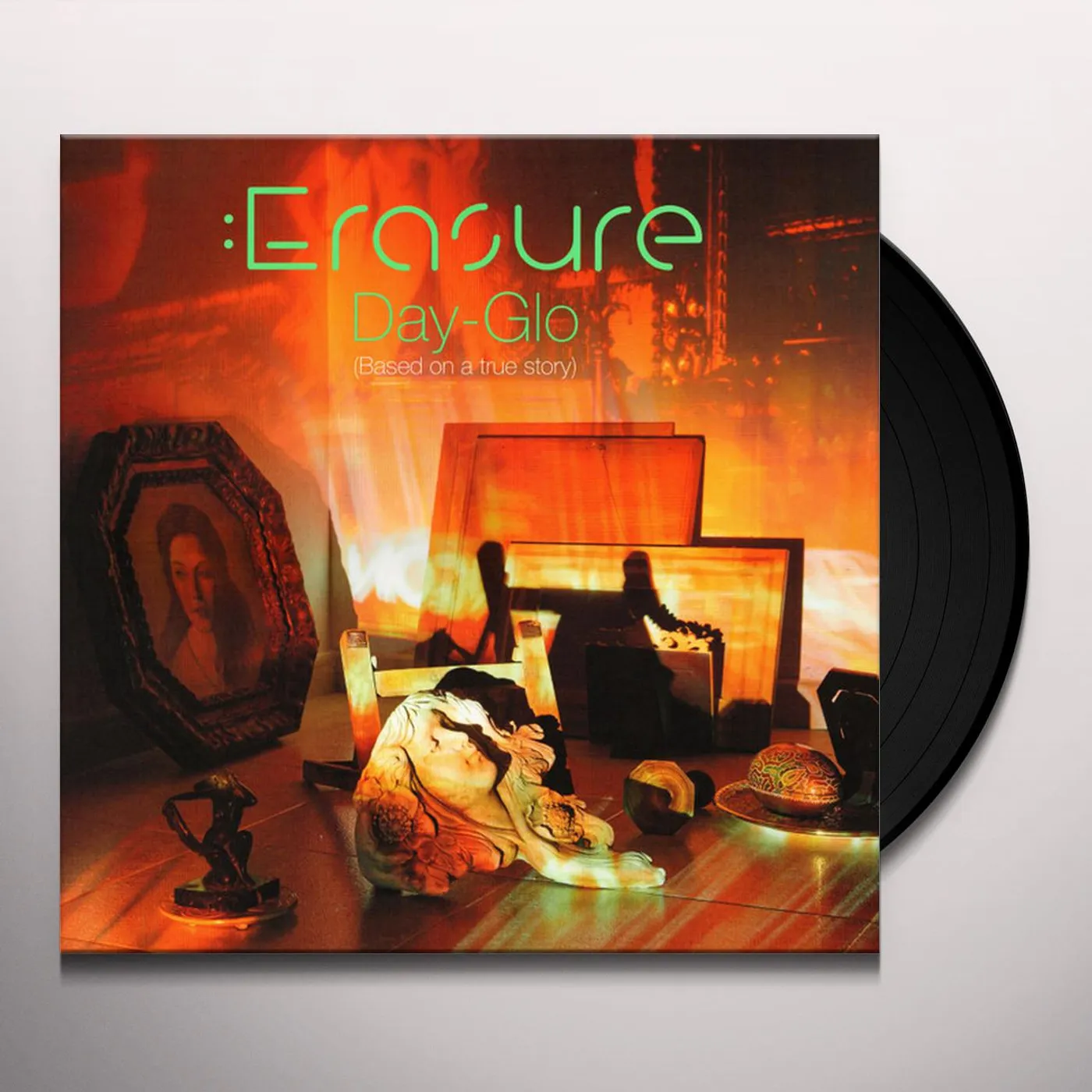 Erasure DAY-GLO (BASED ON A TRUE STORY) (LIMITED EDITION FLURO GREEN VINYL) Vinyl Record
