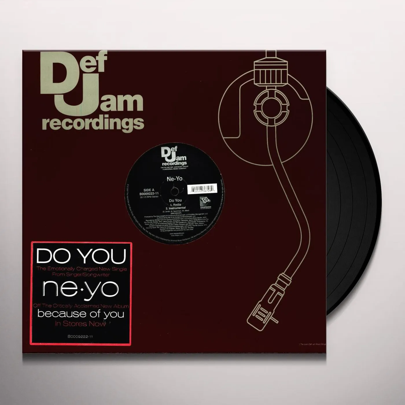 Ne-Yo DO YOU (X2) & AIN'T THINKING ABOUT YOU (X2) Vinyl Record