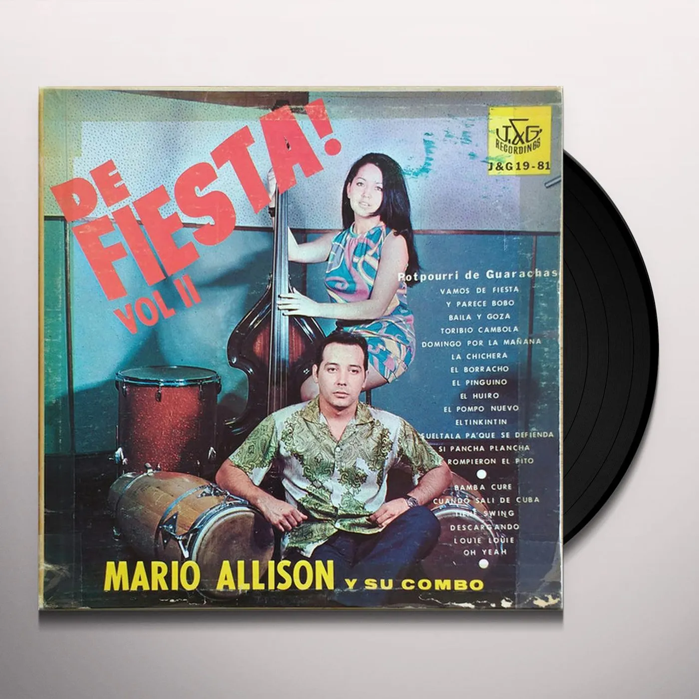 Mario Allison DE FIESTA Vinyl Record