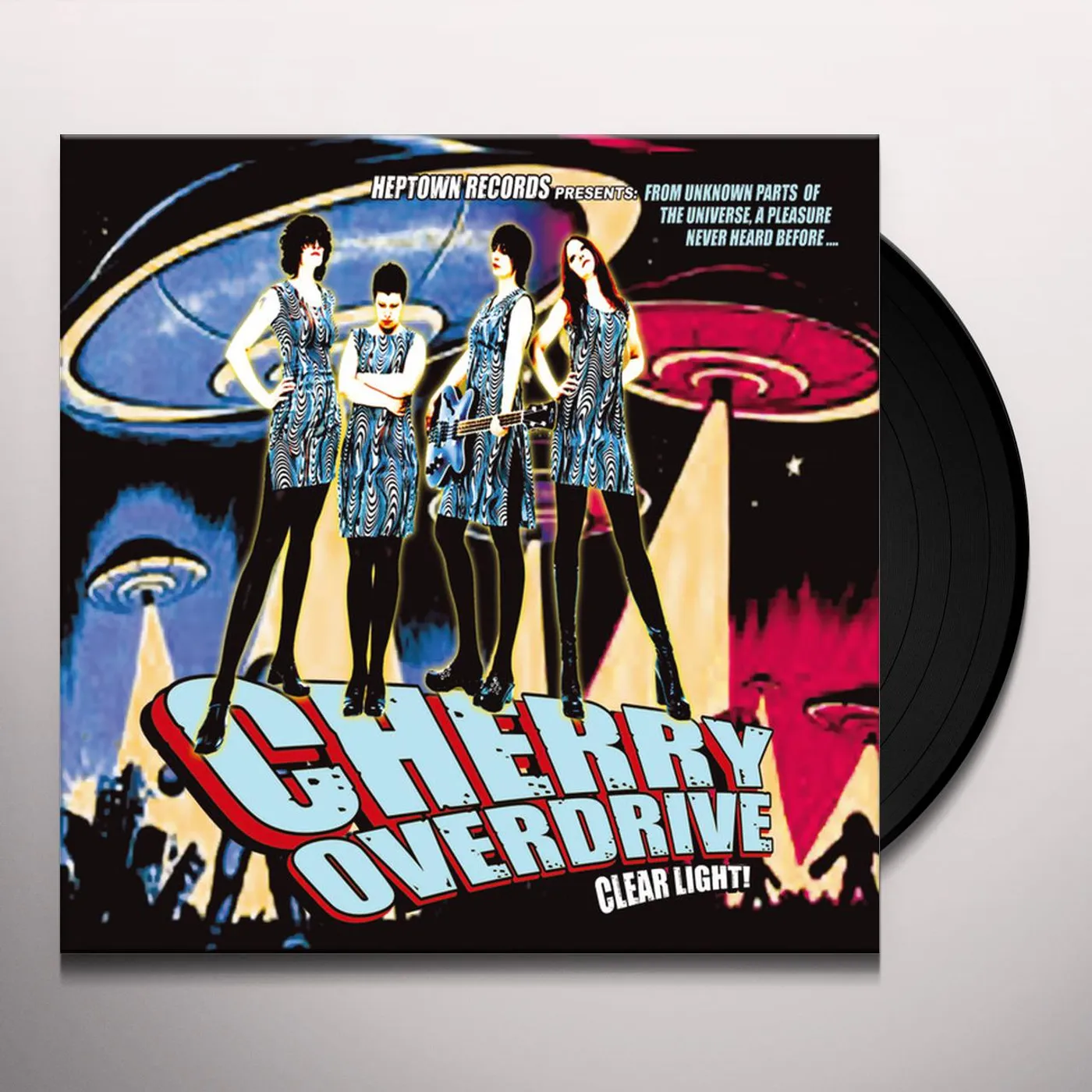 Cherry Overdrive Clear Light Vinyl Record