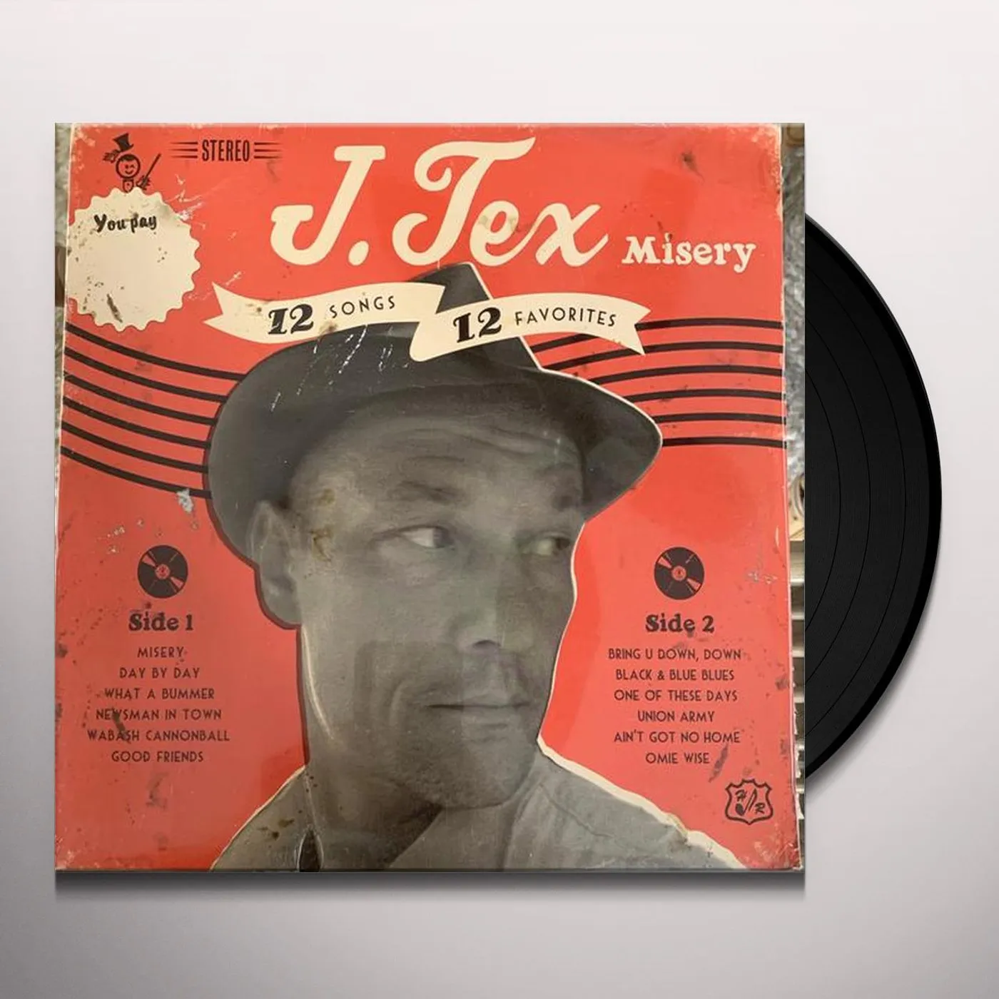 J. Tex Misery Vinyl Record