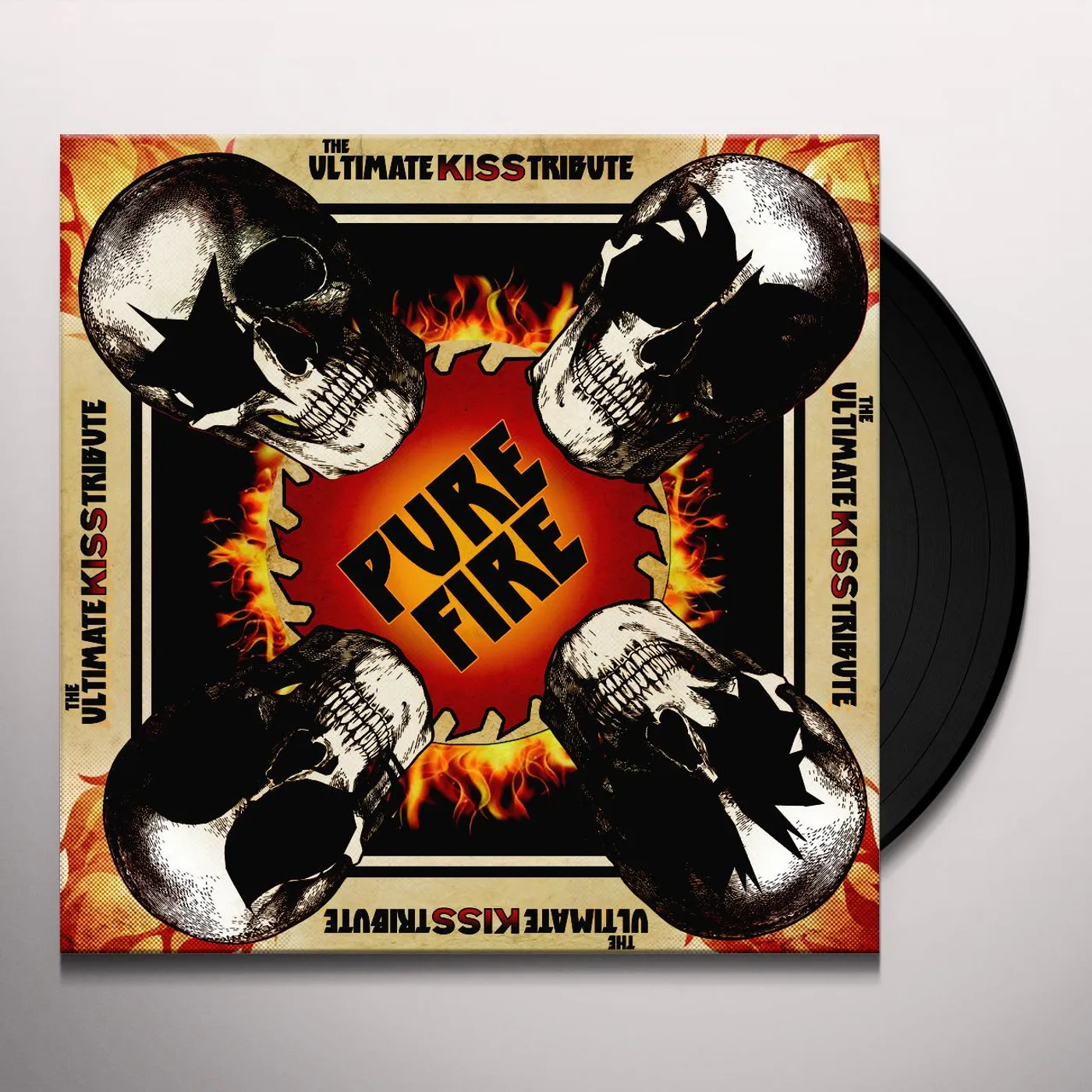 PURE FIRE - THE ULTIMATE KISS TRIBUTE / VARIOUS Vinyl Record