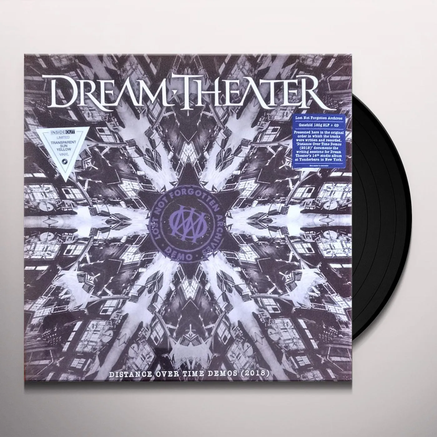 Dream Theater LOST NOT ARCHIVES: DISTANCE OVER TIME DEMOS (SUN YELLOW COLOR VINYL/3LP) Vinyl Record