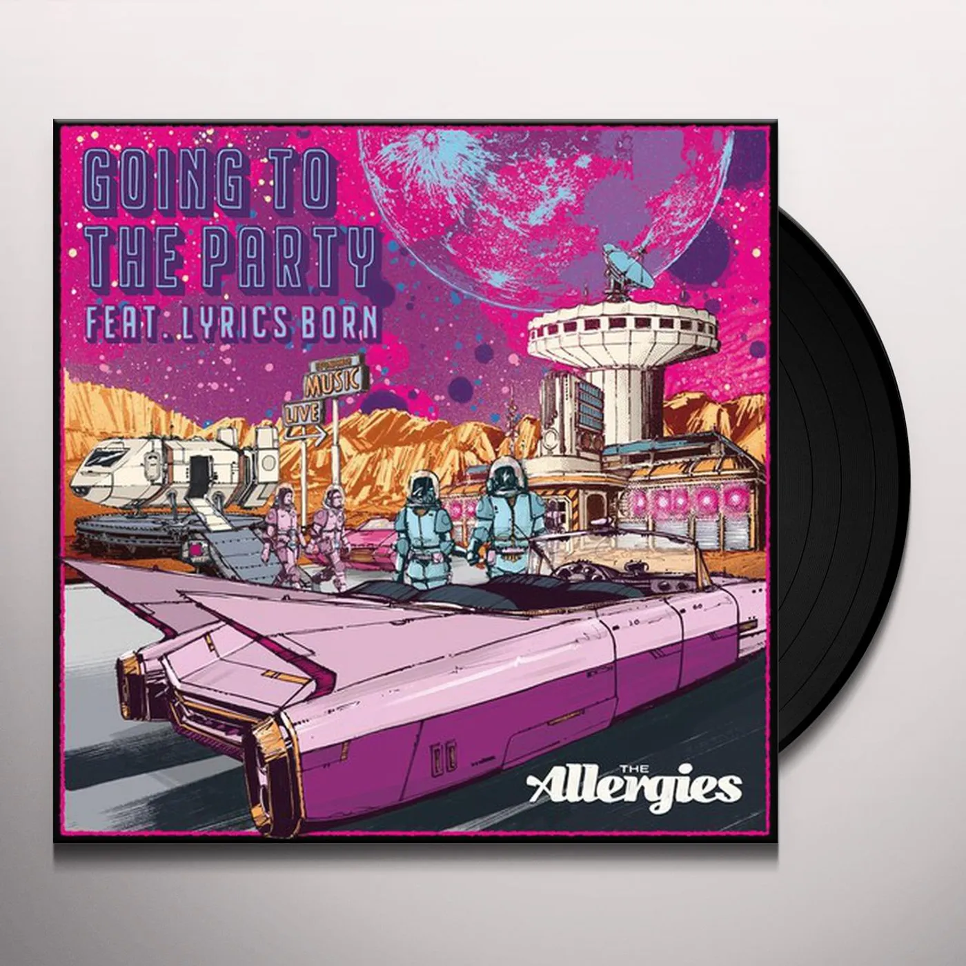 The Allergies GOING TO THE PARTY (FEAT. LYRICS BORN) Vinyl Record