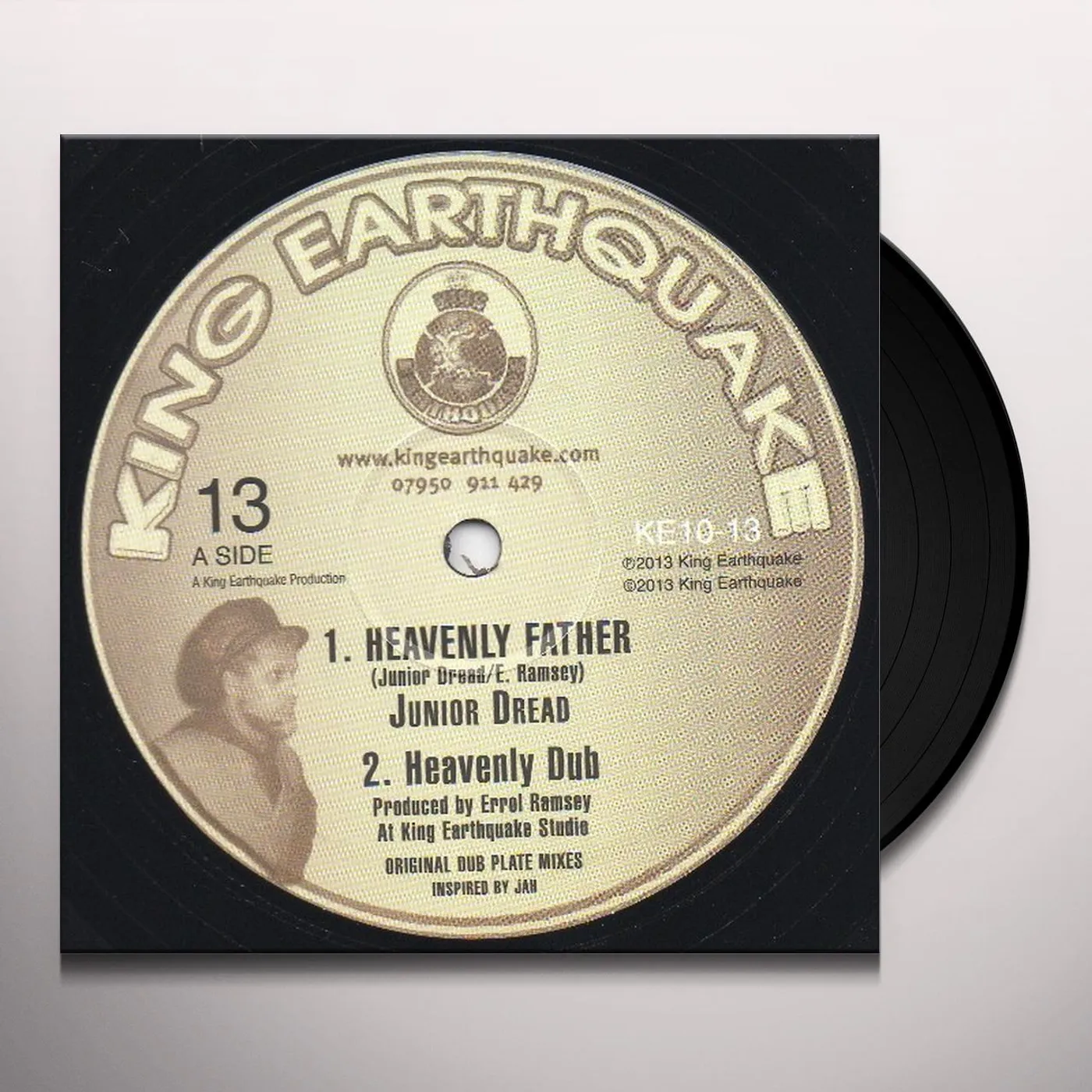 Junior Dread HEAVENLY FATHER / PRAISE THE FATHER Vinyl Record