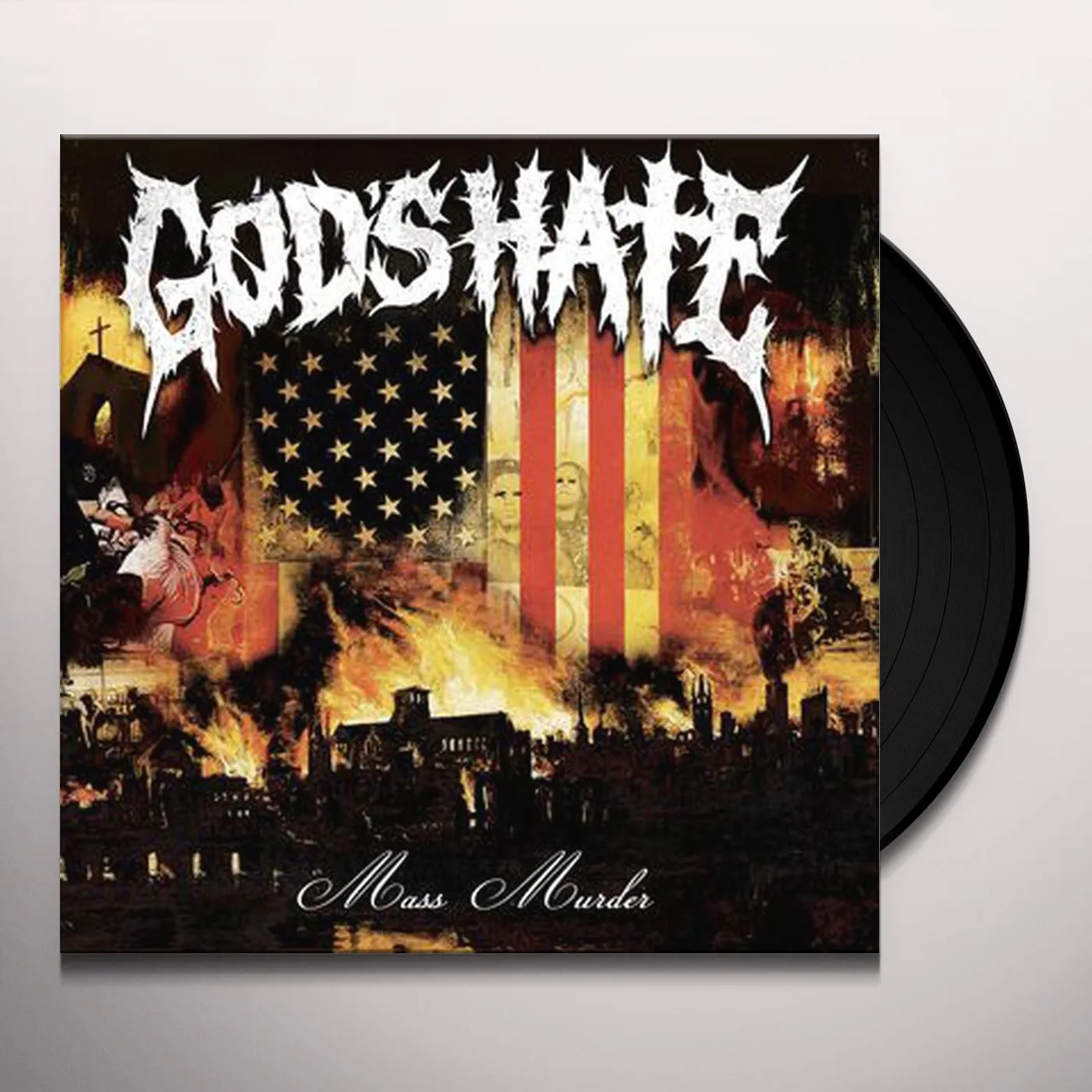 GODS HATE Mass Murder Vinyl Record