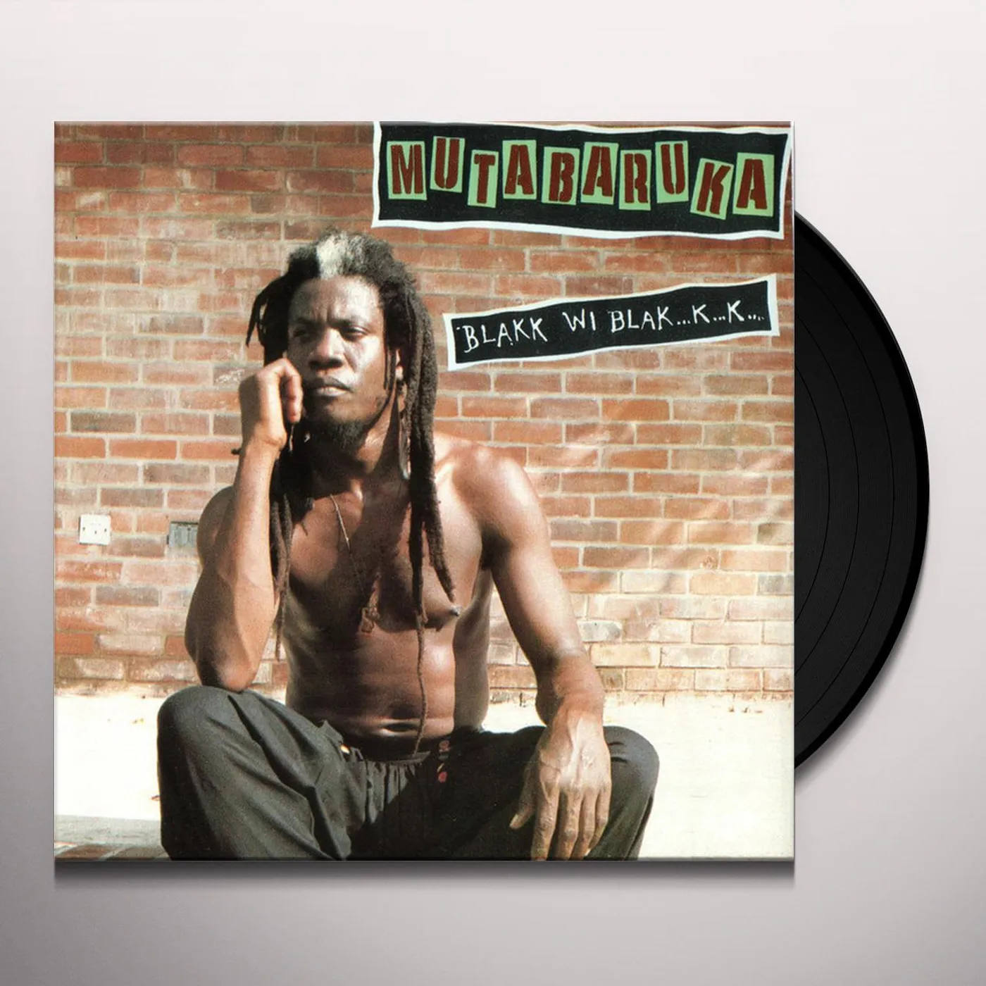 Mutabaruka BLAKK WI BLA K K Vinyl Record
