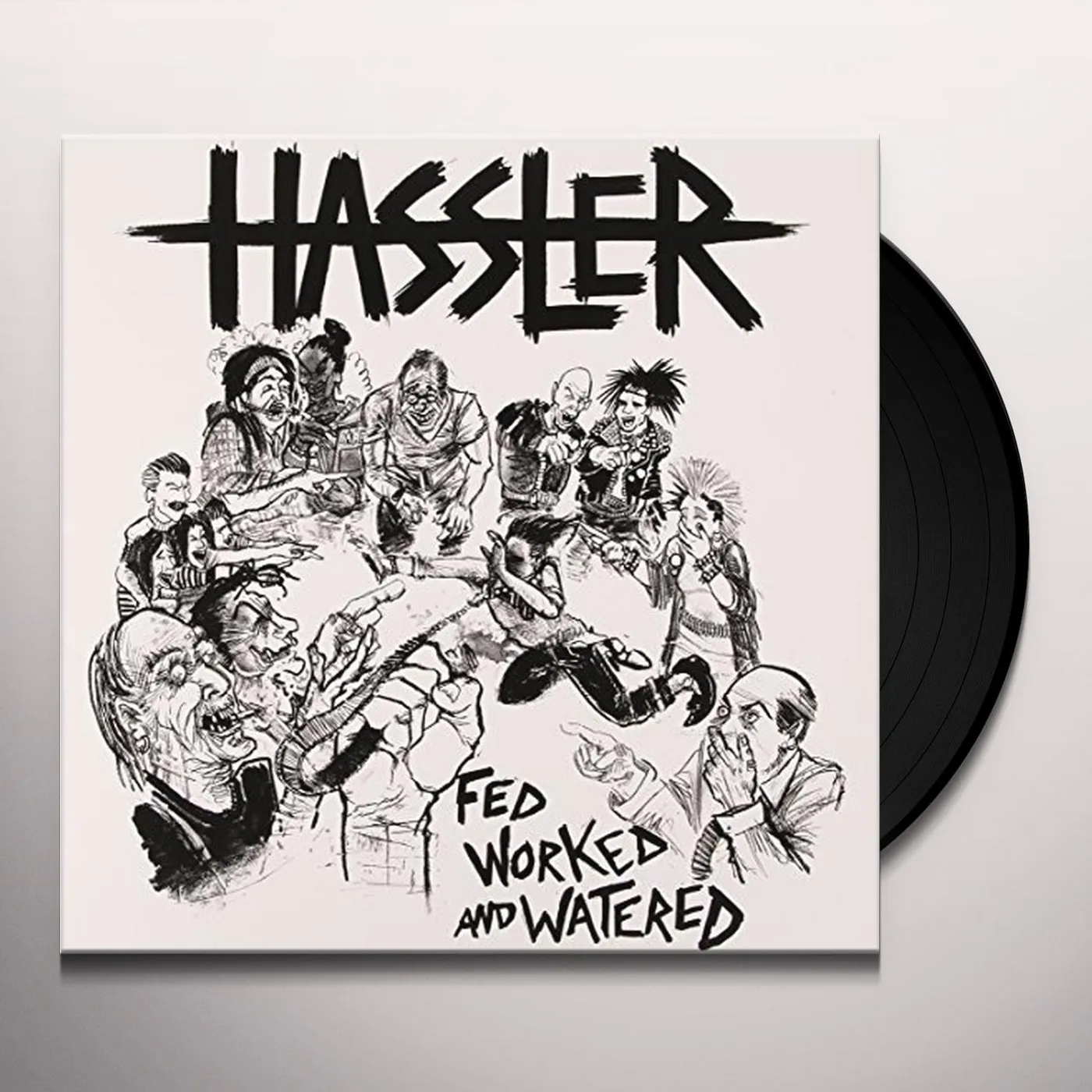 Hassler Fed Worked And Watered Vinyl Record