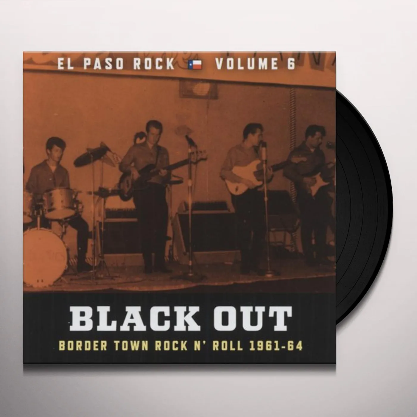 BLACK OUT: EL PASO ROCK 6 Vinyl Record