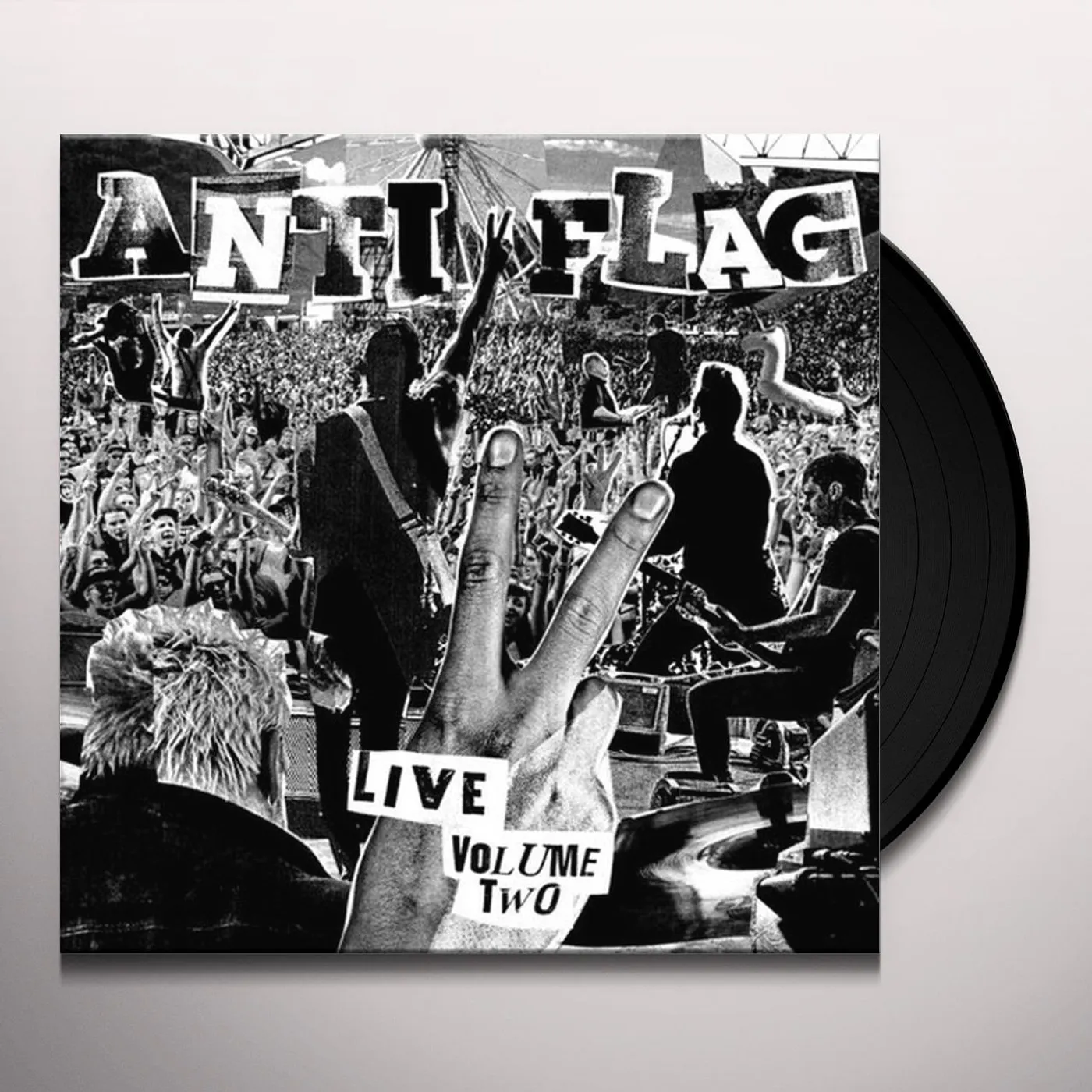Anti-Flag LIVE VOLUME TWO (RED SMOKY VINYL) Vinyl Record