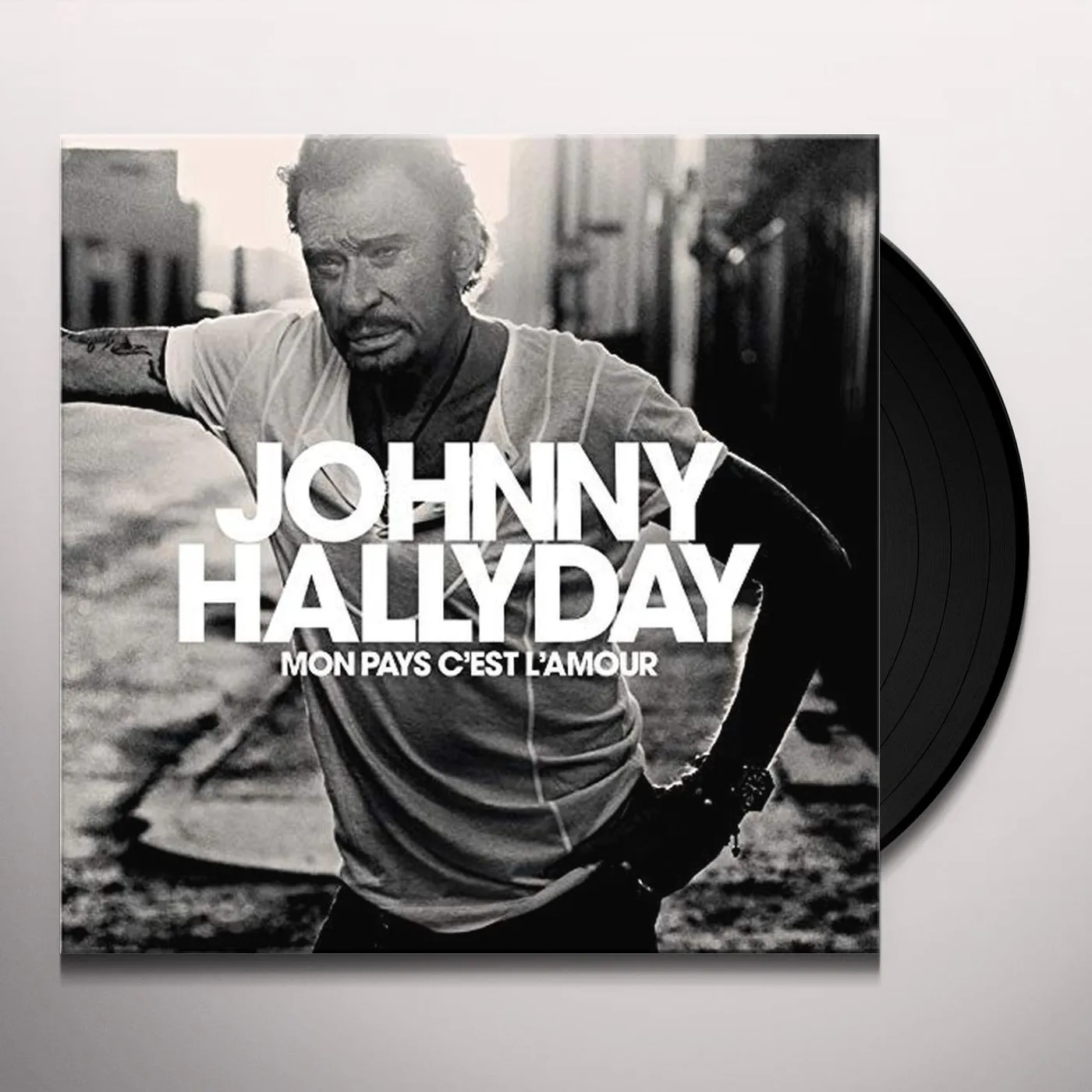 Johnny Hallyday Mon pays c'est l'amour Vinyl Record