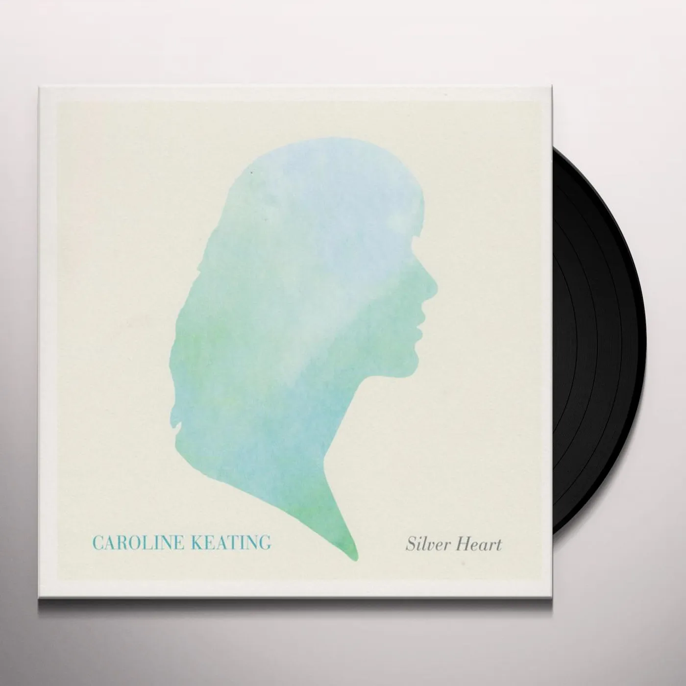 Caroline Keating Silver Heart Vinyl Record